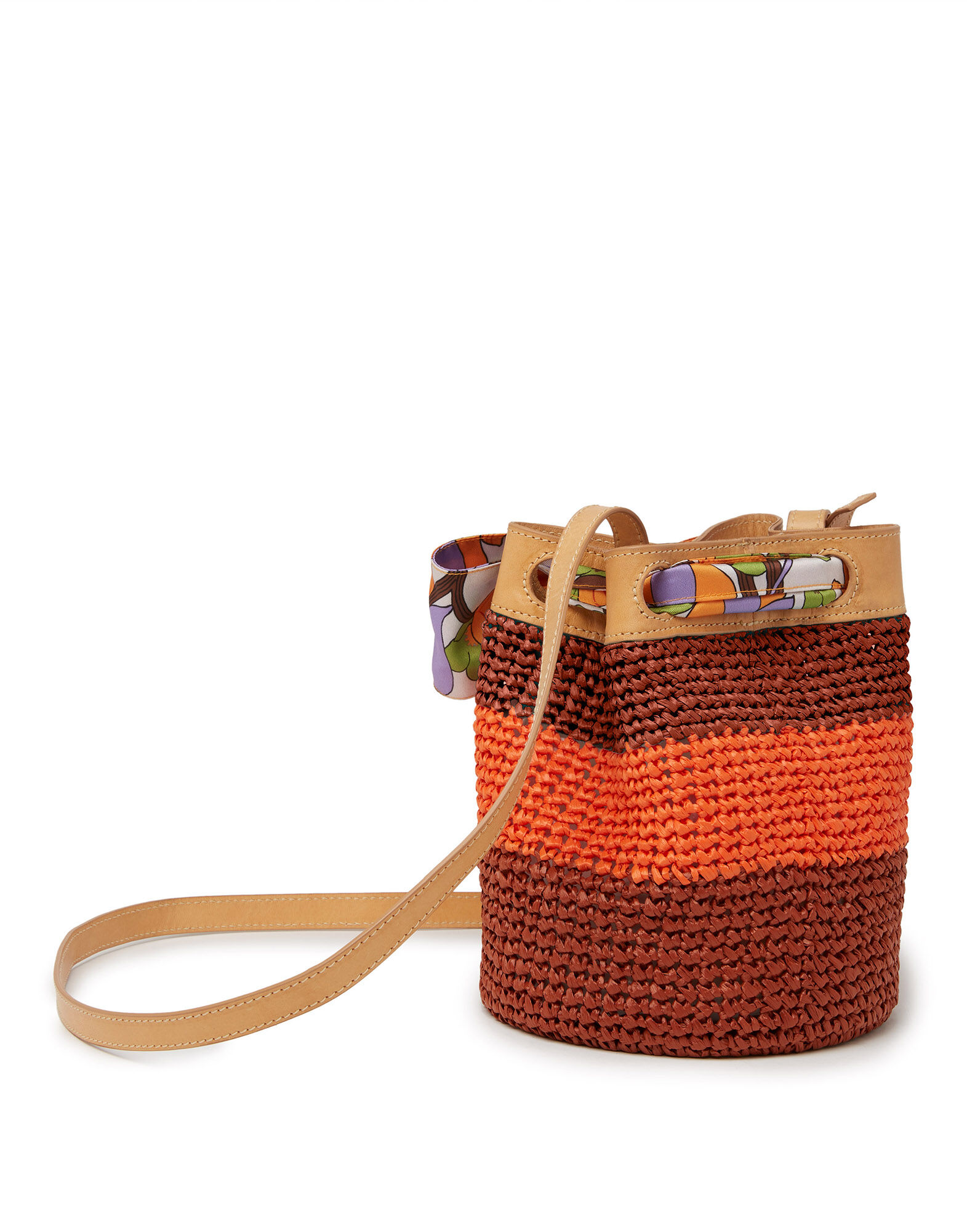 La DoubleJ Secchiello Multicolor Orange BAG0041RAF003MUL0057