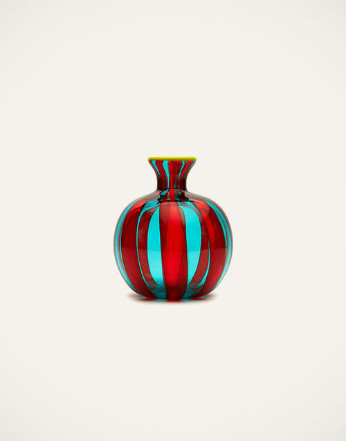 La DoubleJ Mini Ciccio Vase Red/Turquoise VAS0012MUR001MUL0067