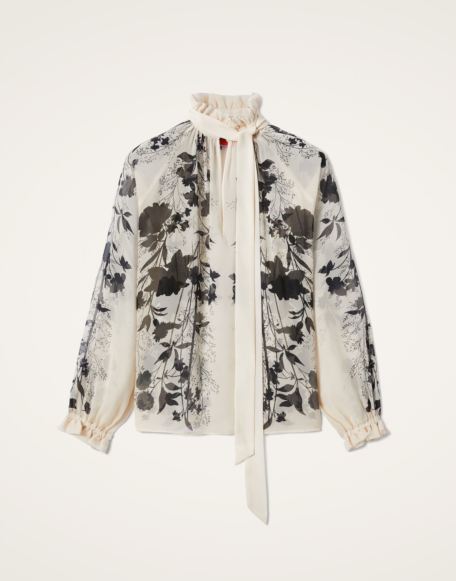 La DoubleJ Cerere Blouse Stilo Plac&eacute;e Ivory SHI0086SIL014STI01WH04