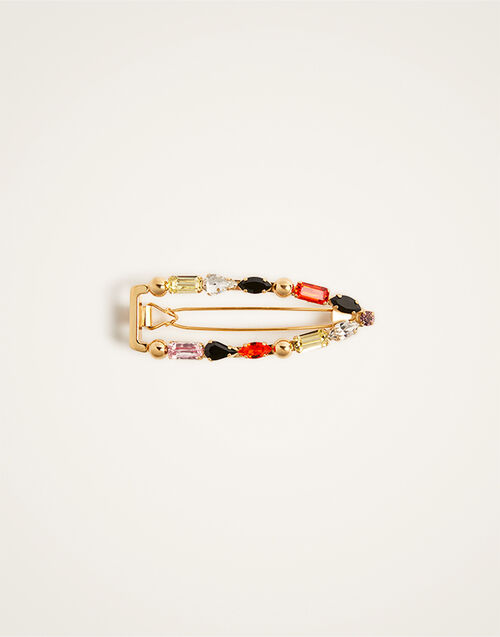 La DoubleJ Crystals Hair Clip Solid Lilac CLI0003BRA005SOLIDPU02