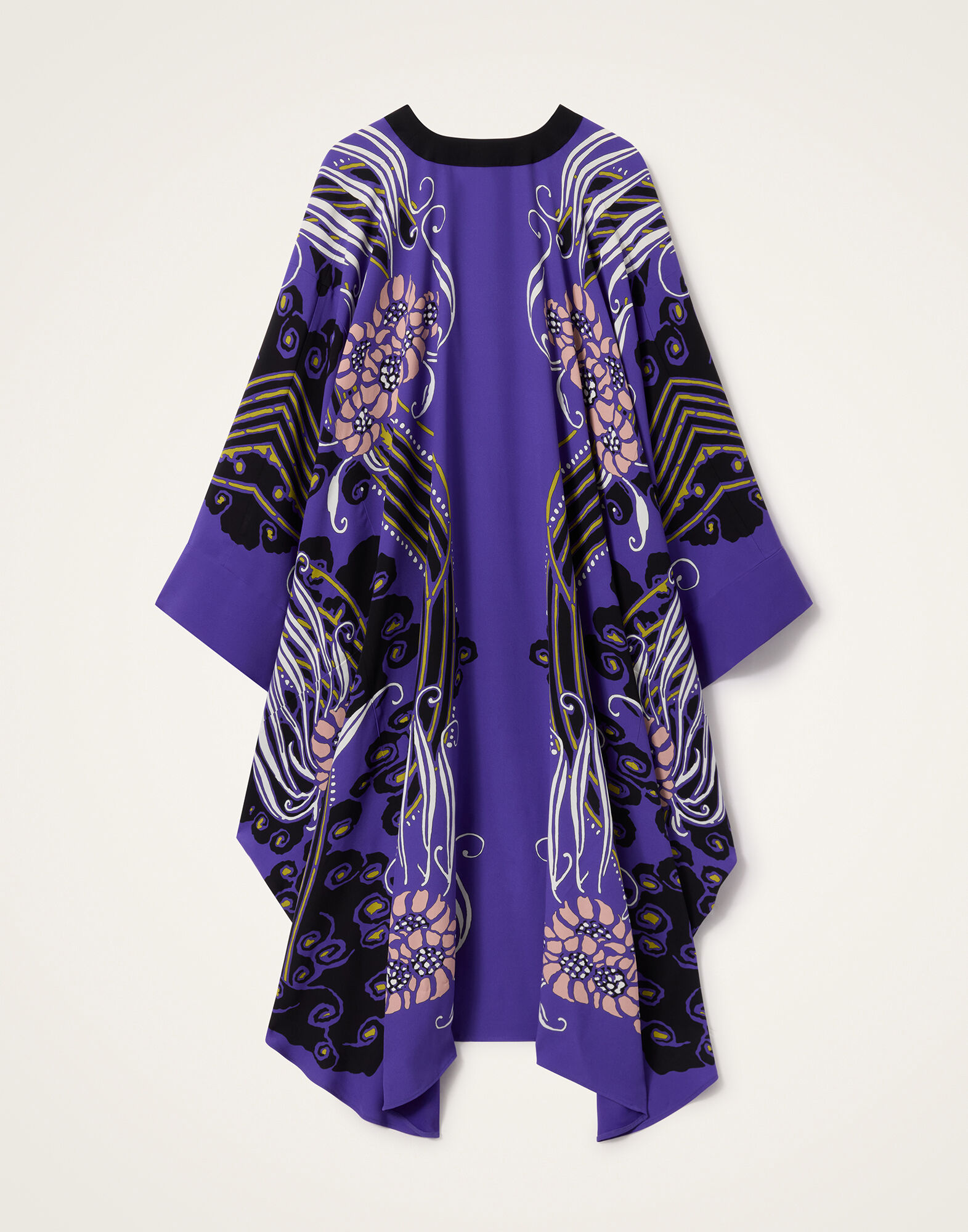 La DoubleJ Karis Kaftan Atlantis Plac&eacute;e Purple DRE0935VIS027ATL03PU01