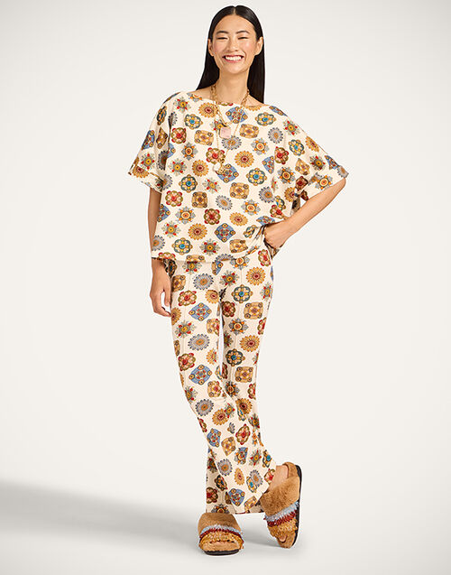 La DoubleJ Meditation Pants Nucleus Off White TRO0147JER020NUC01WH05