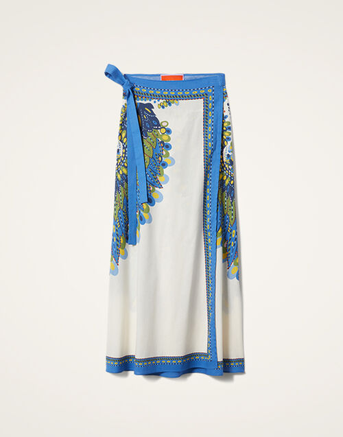 La DoubleJ Sarong Skirt Chakra Placée Multicolor SKI0122COT056CHA05MU01