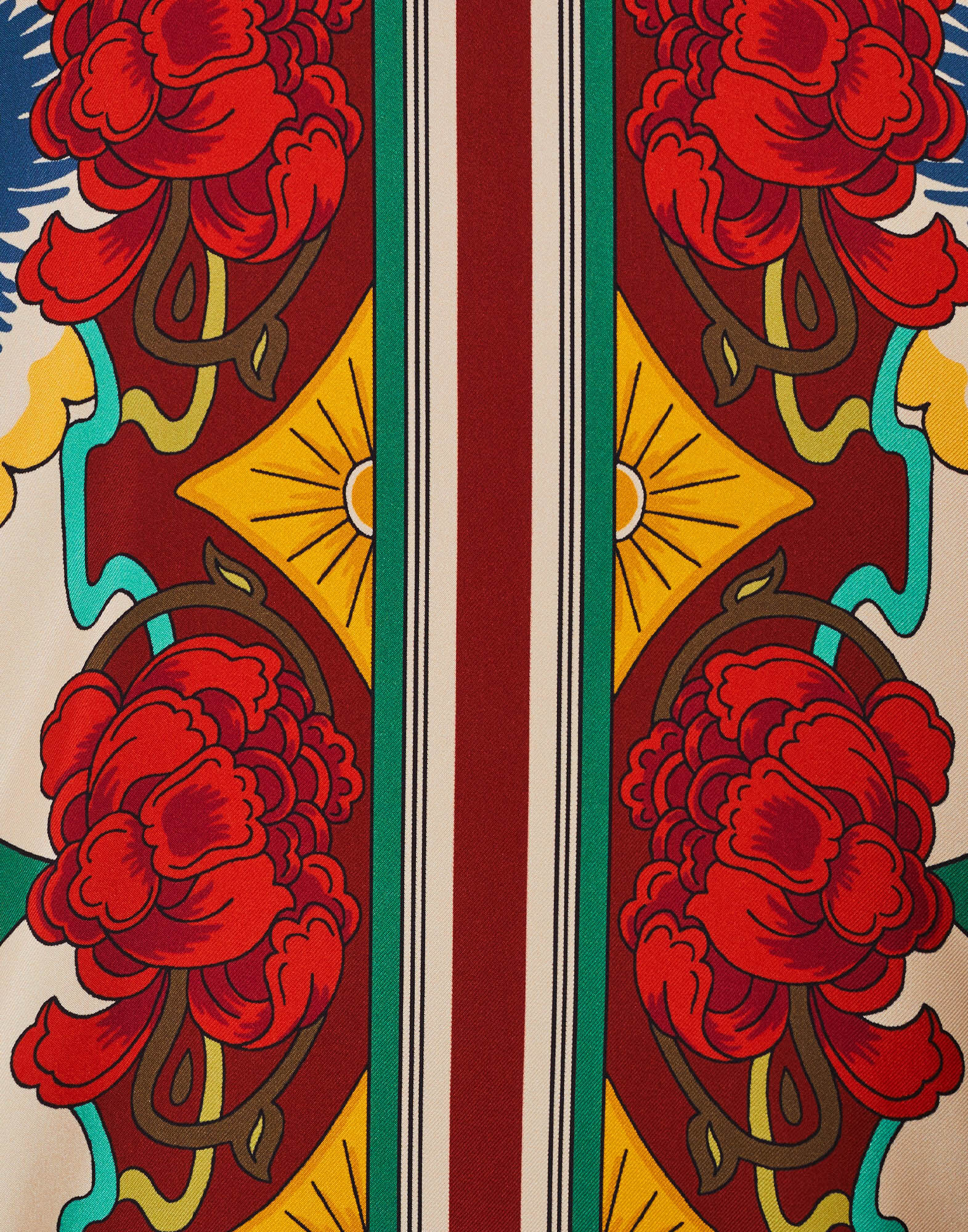 La DoubleJ Foulard Shirt Taormina Plac&eacute;e Ivory SHI0059SIL006LRT01WH04