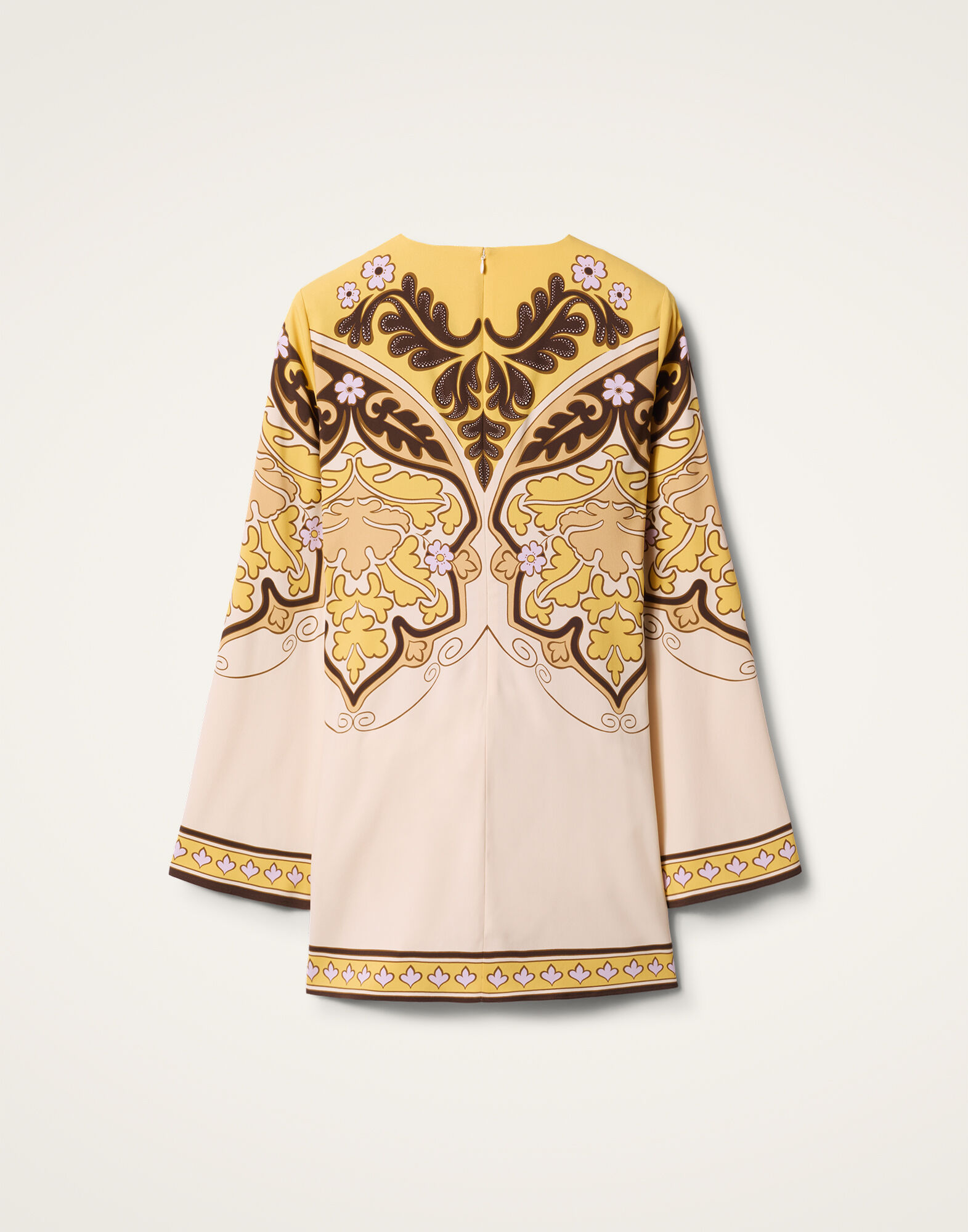 La DoubleJ Mini Supreme Swing Dress Spells Plac&eacute;e Yellow DRE0619VIS011SPE01YE02