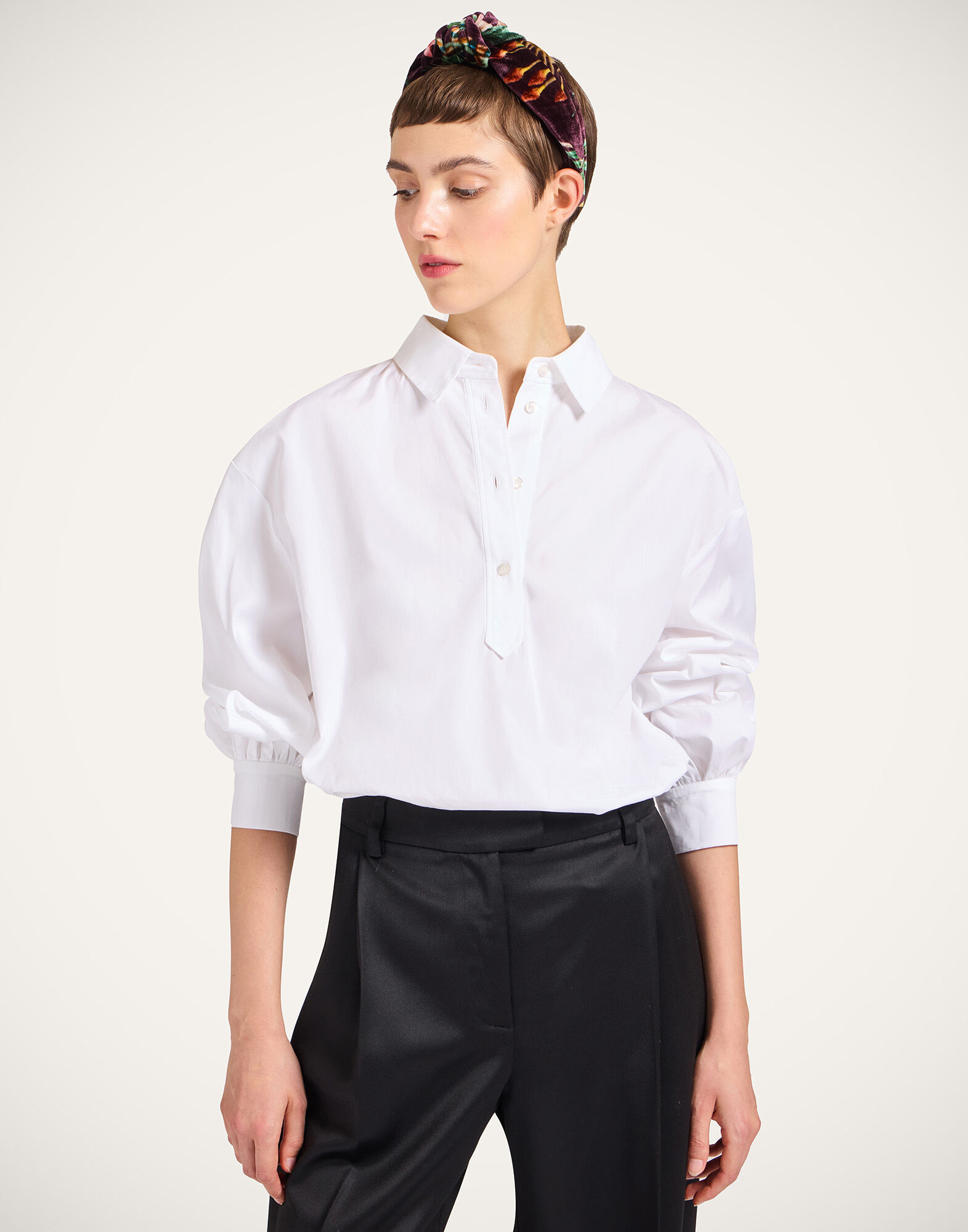 La DoubleJ Love Knot Headband Zooflora Burgundy HEB0015VEL018ZOF02RE02