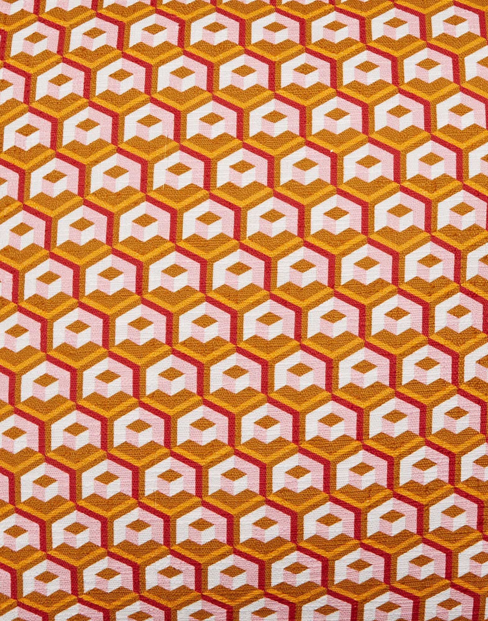 La DoubleJ Cushion With Fringes (50X50) Cubi Oro CUS0009COT005CUB0006