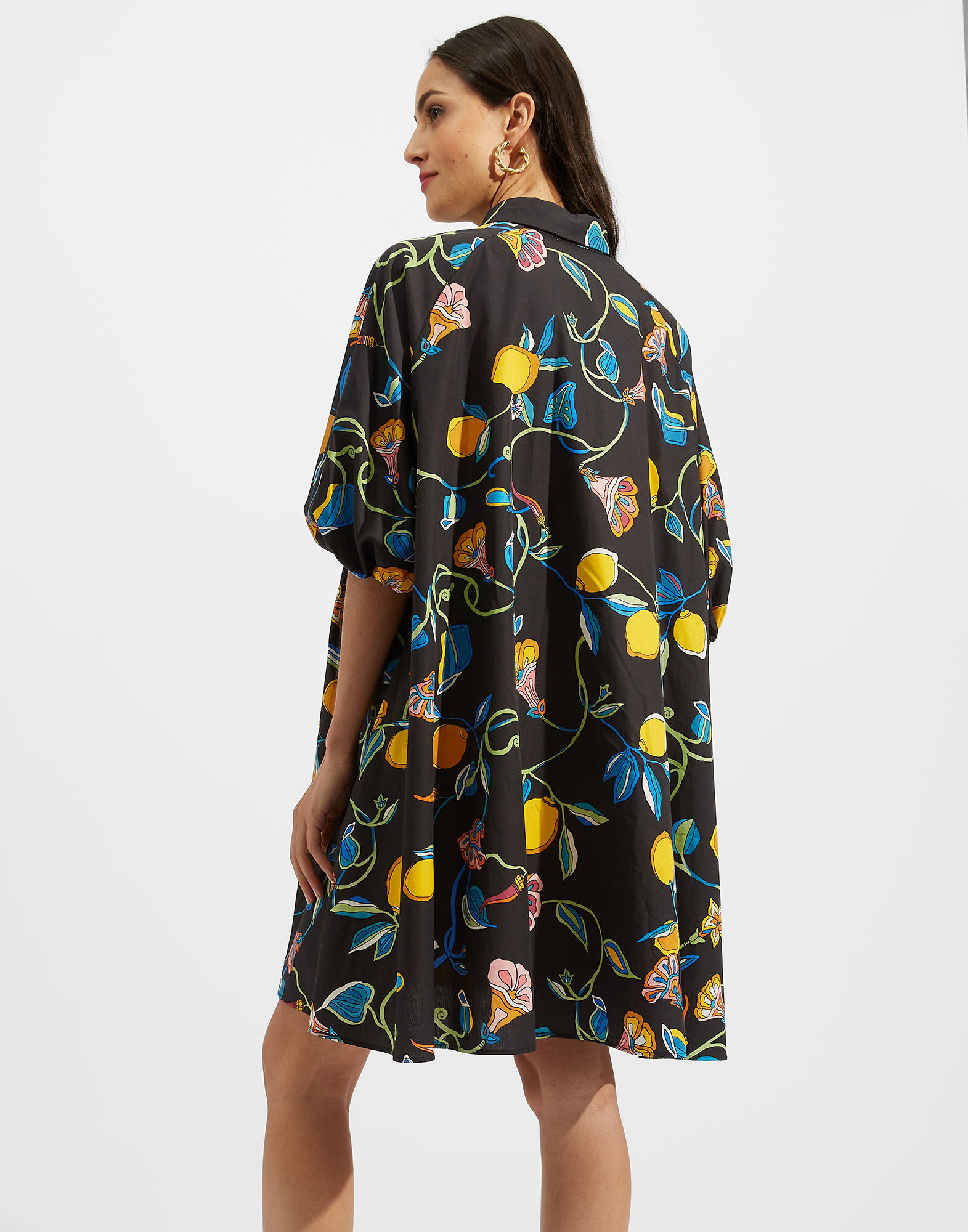 La DoubleJ Sunburst Dress Borboni DRE0471COT039BRN01BL01