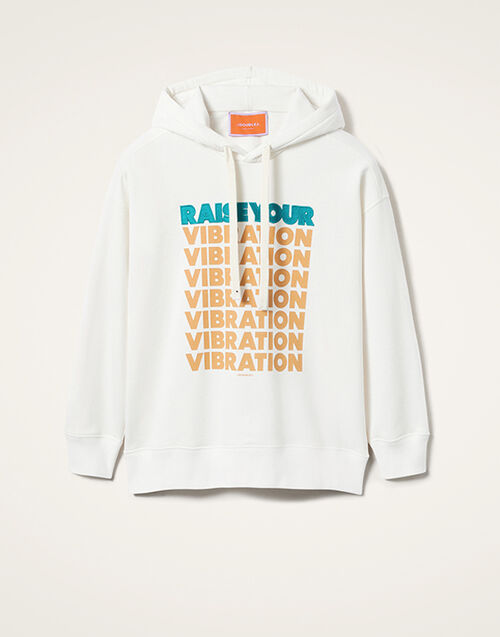 La DoubleJ Discman Hoodie Off White SWE0017JER033SOP03WH05