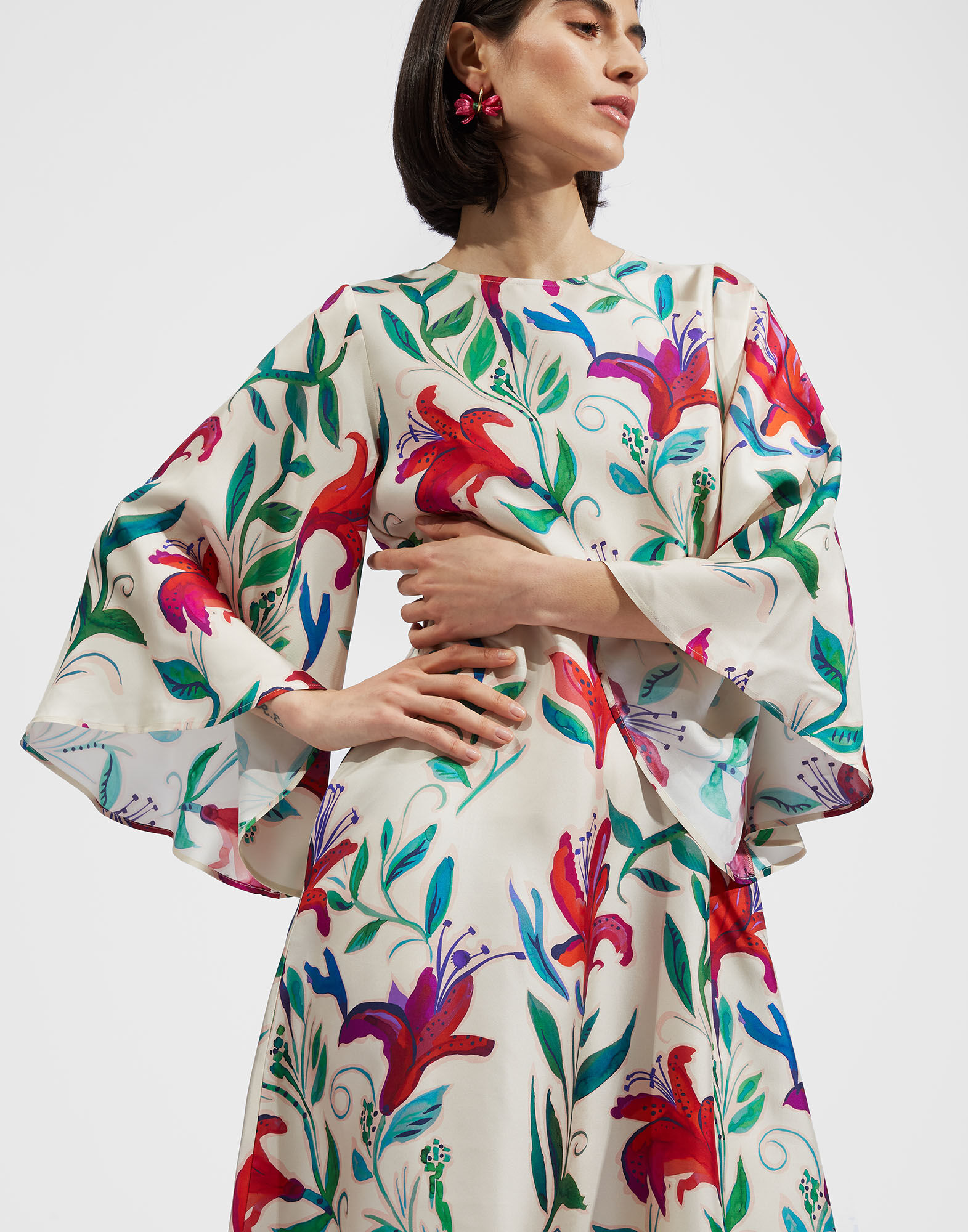 La DoubleJ Sorella Dress White Lily DRE0179SIL001LIY0002