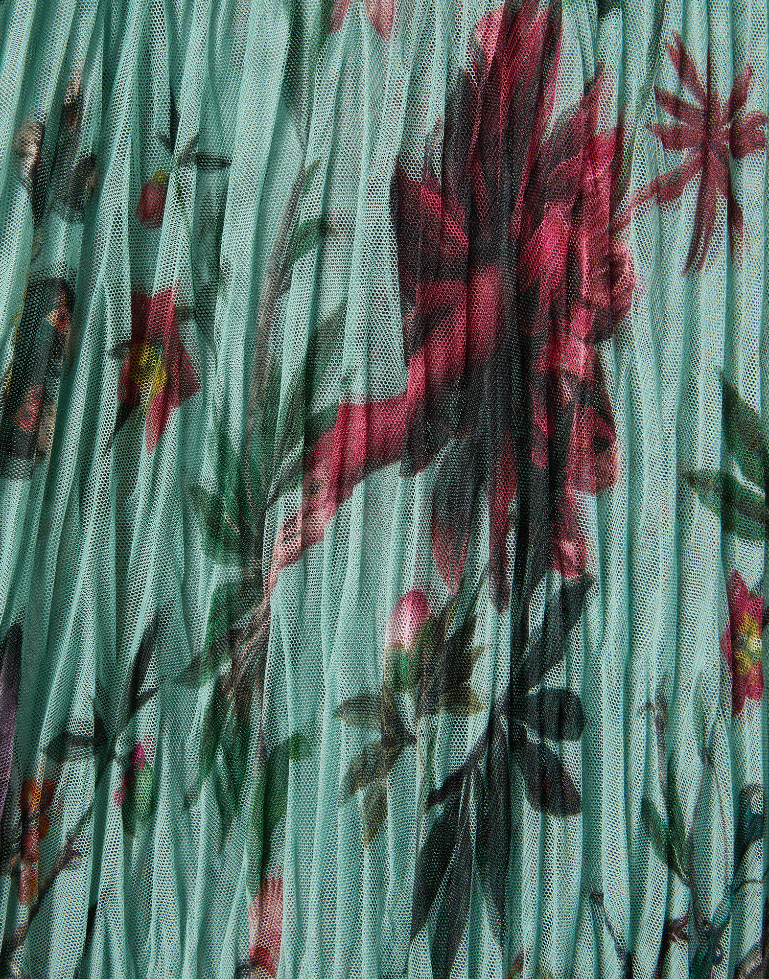 La DoubleJ Twirling Long Dress Zooflora Light Blue DRE0989TUL002ZOF02BU01