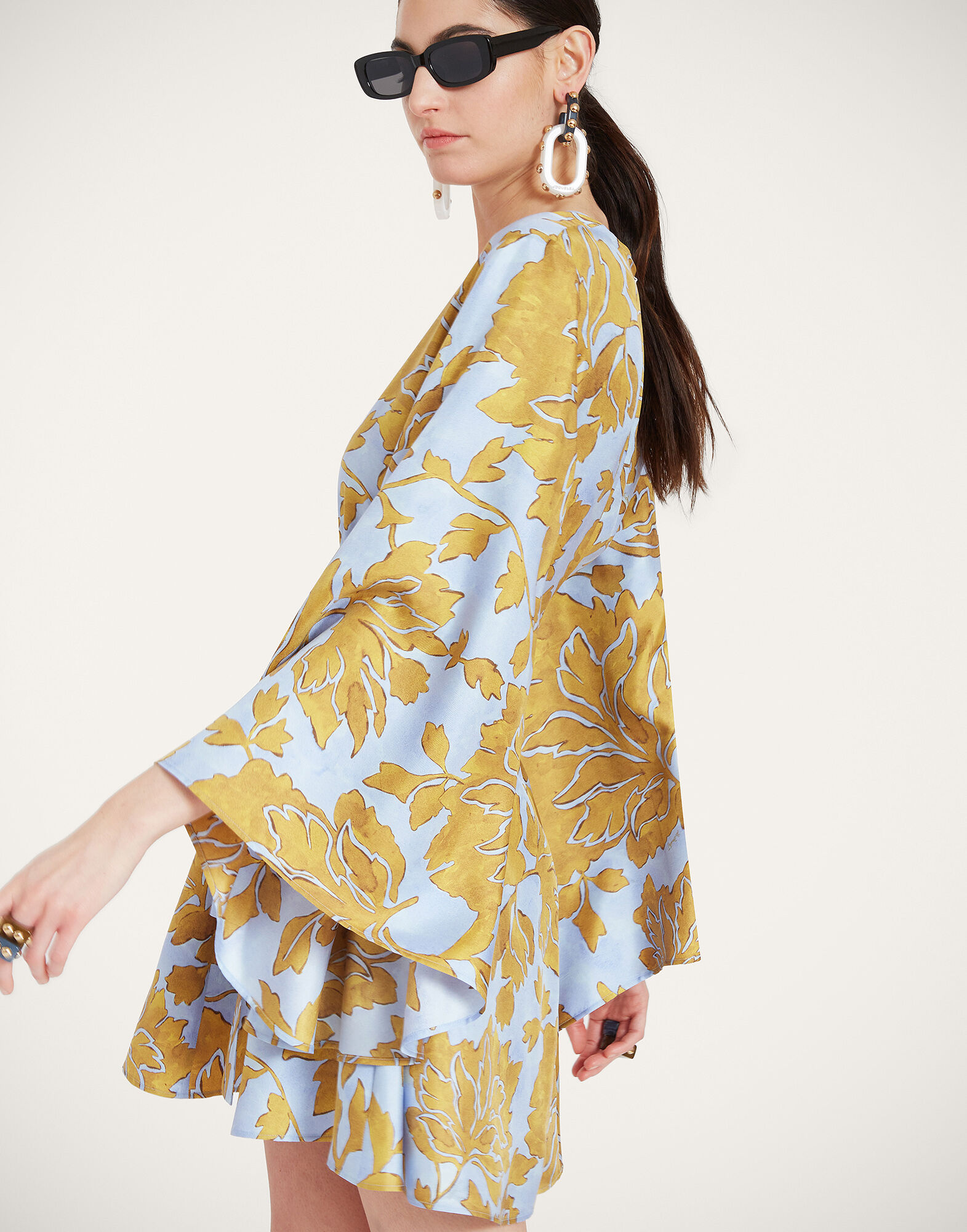 La DoubleJ Mini Magnifico Dress Tangle Light Blue DRE0561SIL001TAN01BU01