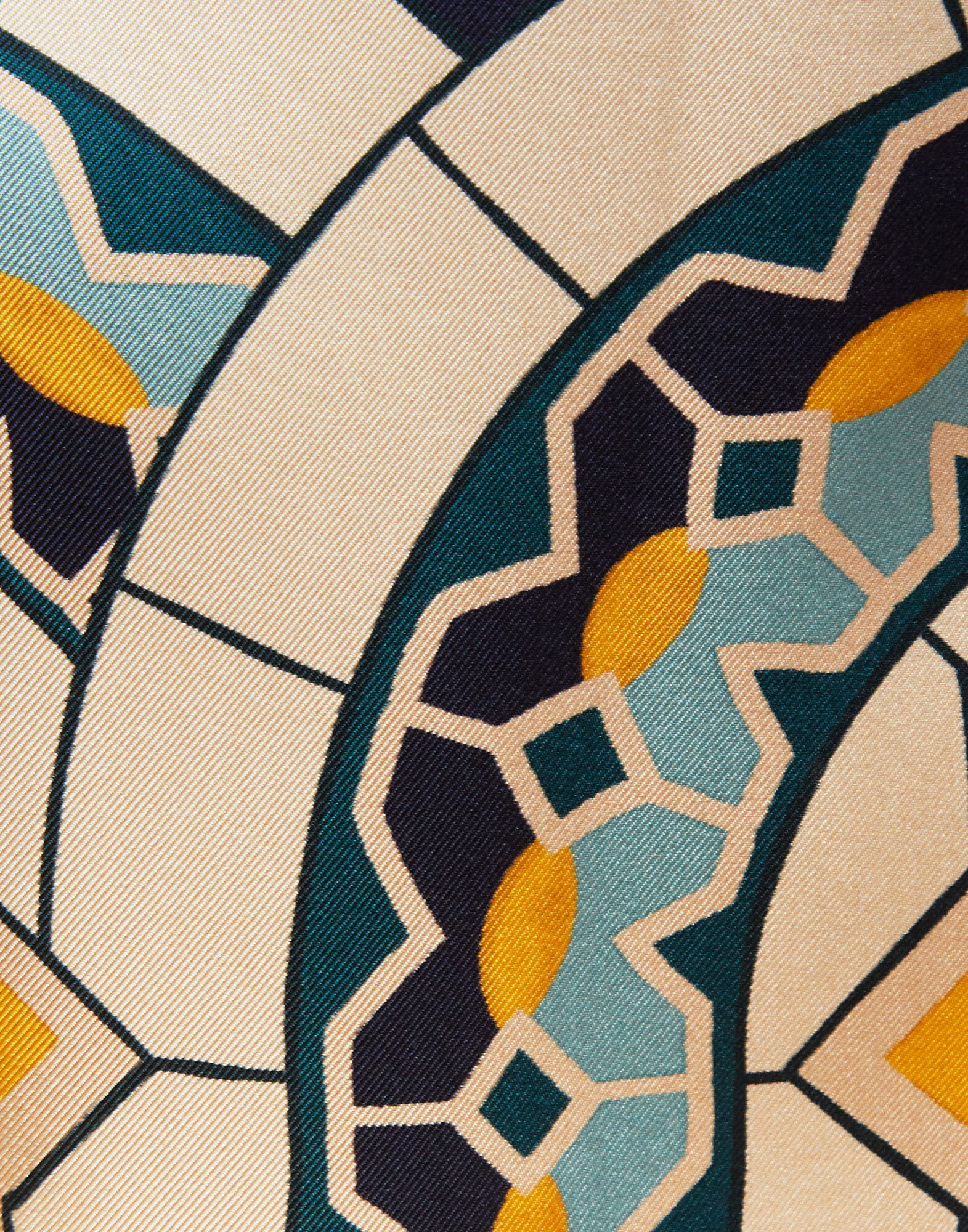 La DoubleJ Palazzo Pants Mudejar Plac&eacute;e Blue TRO0026SIL006MUD01BU03