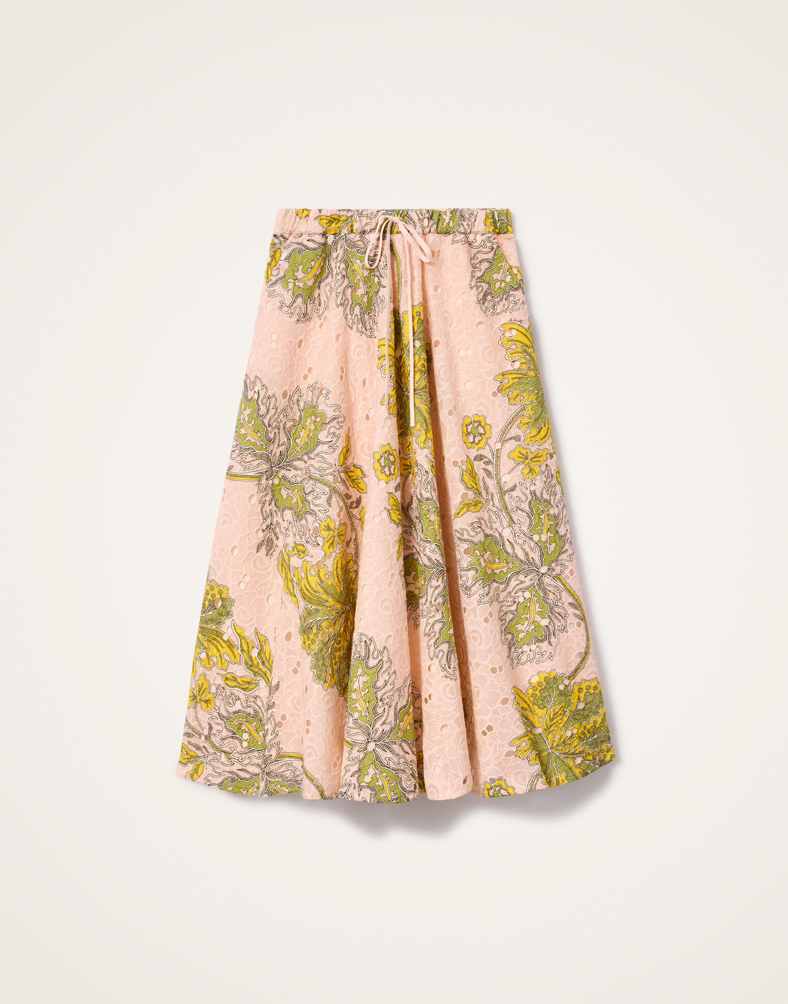 La DoubleJ Drawstring Skirt Swathe Pink SKI0098EMB031SWA01PI01