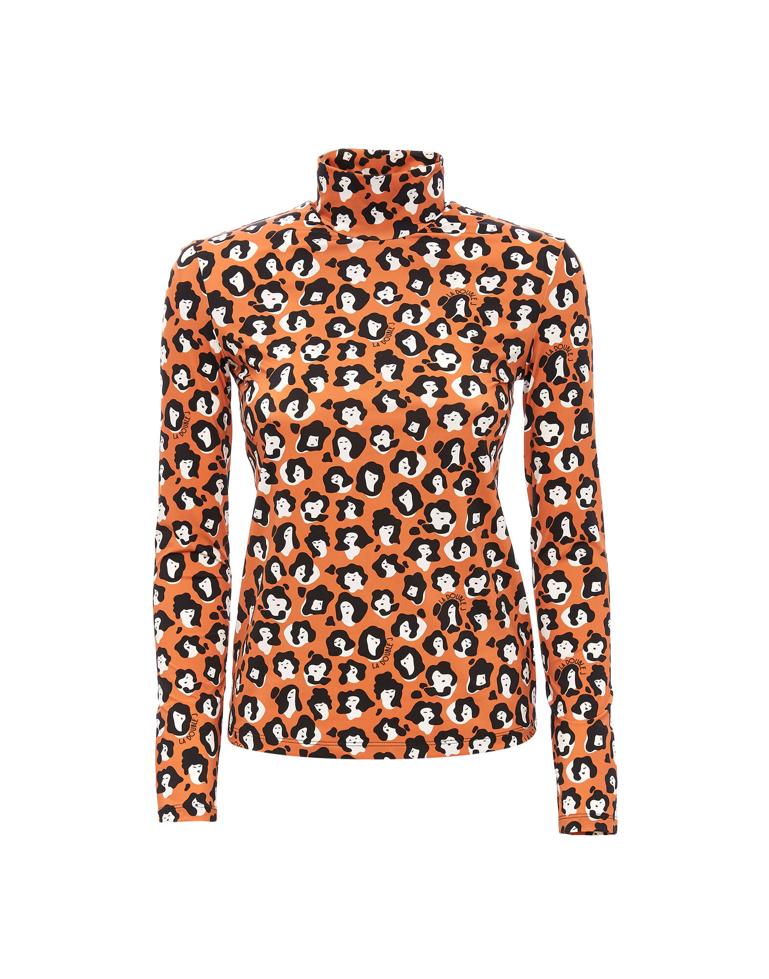 La DoubleJ Turtleneck Lady Leopard SHI0030JER005LLE0001