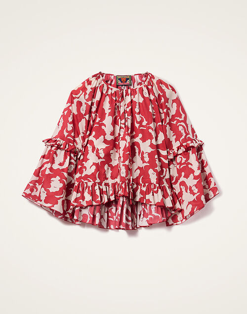 La DoubleJ Boho Blouse Mamma Red TOP0149COT003MAM01RE01