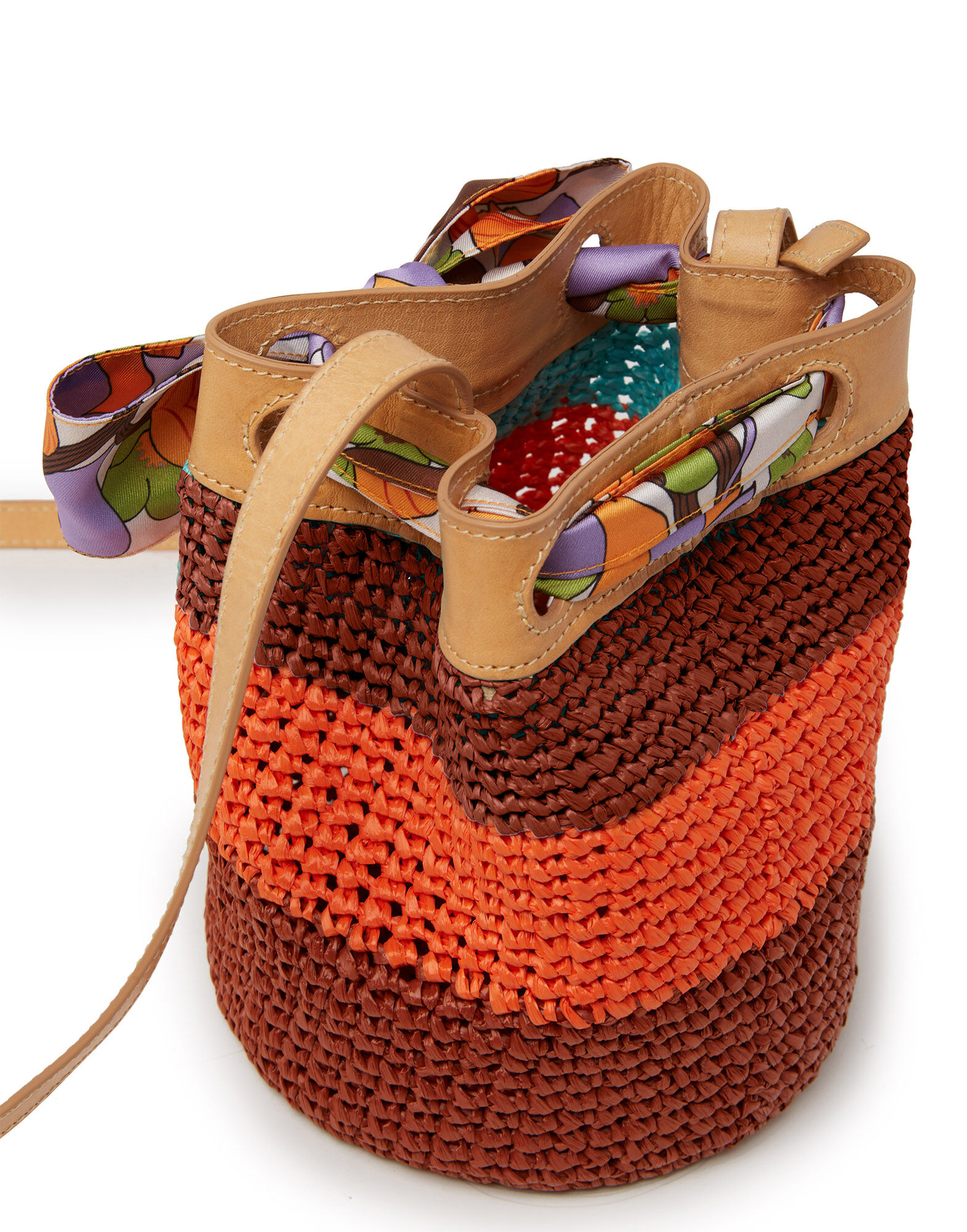 La DoubleJ Secchiello Multicolor Orange BAG0041RAF003MUL0057