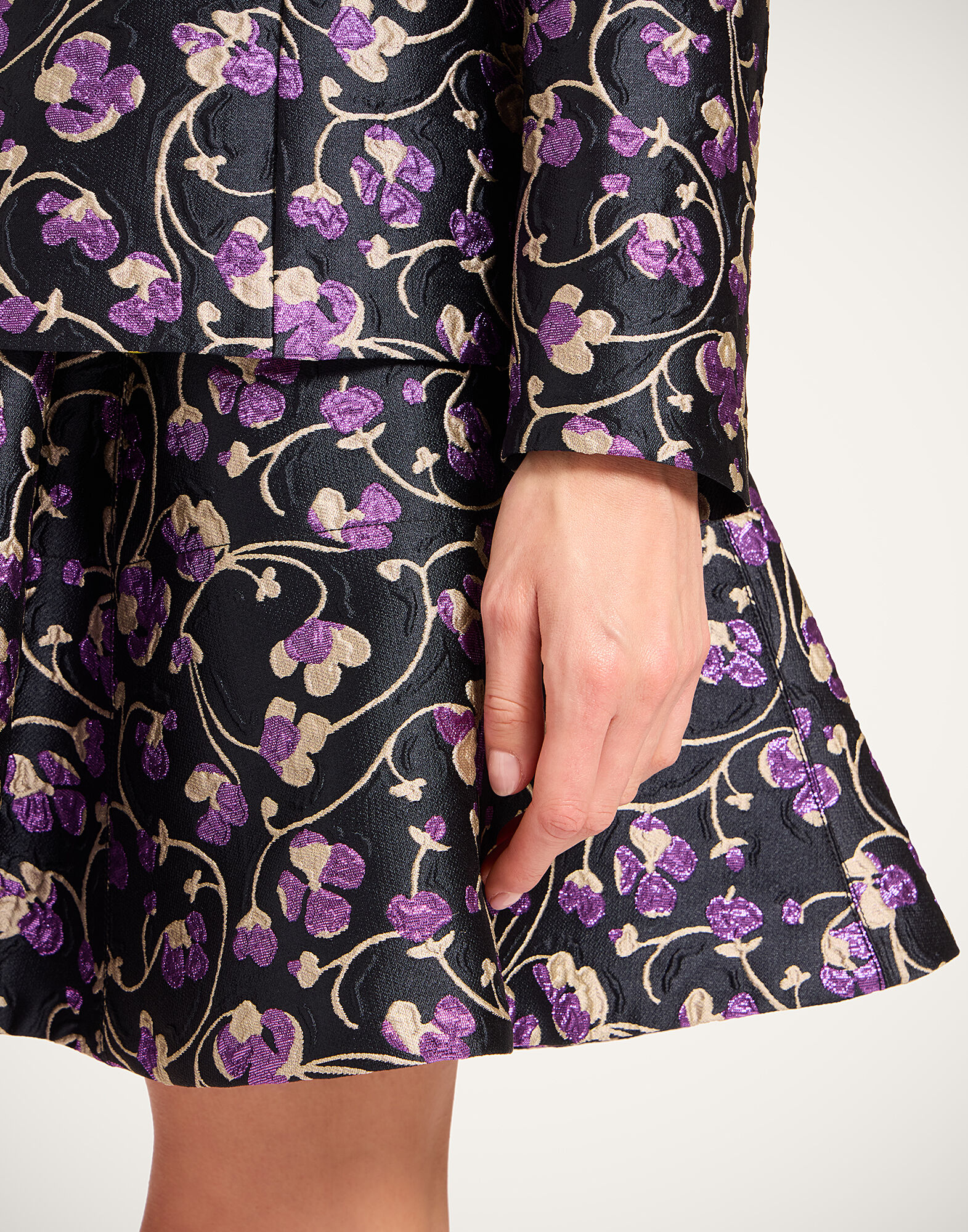 La DoubleJ Mini Dolce Vita Skirt Honeysuckle Black SKI0161JCQ128HNY02BL01