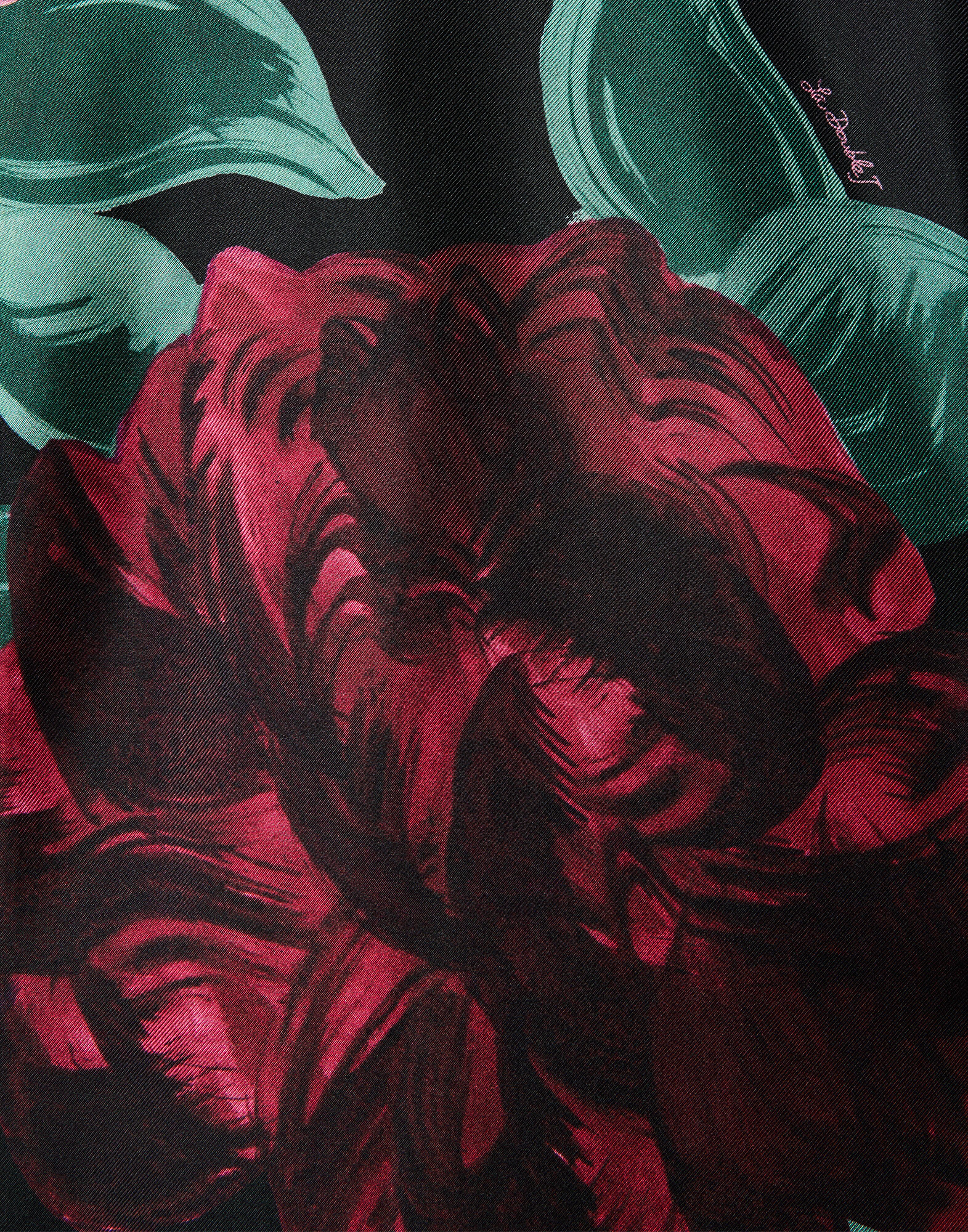 La DoubleJ Swing Dress Peony Black DRE0001SIL001PEO05BL01