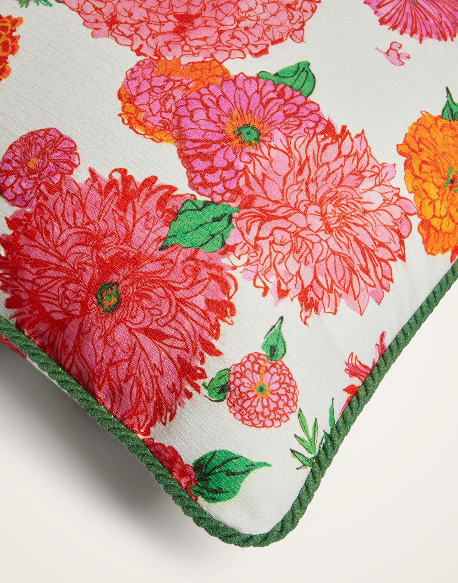 La DoubleJ Outdoor Cushion (45X45) Bright Blooms Pink CUS0028POL001BRB03PI01