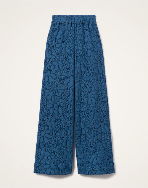 La DoubleJ Lacey Palazzo Pants Solid Blue TRO0185LAC003SOLIDBU03