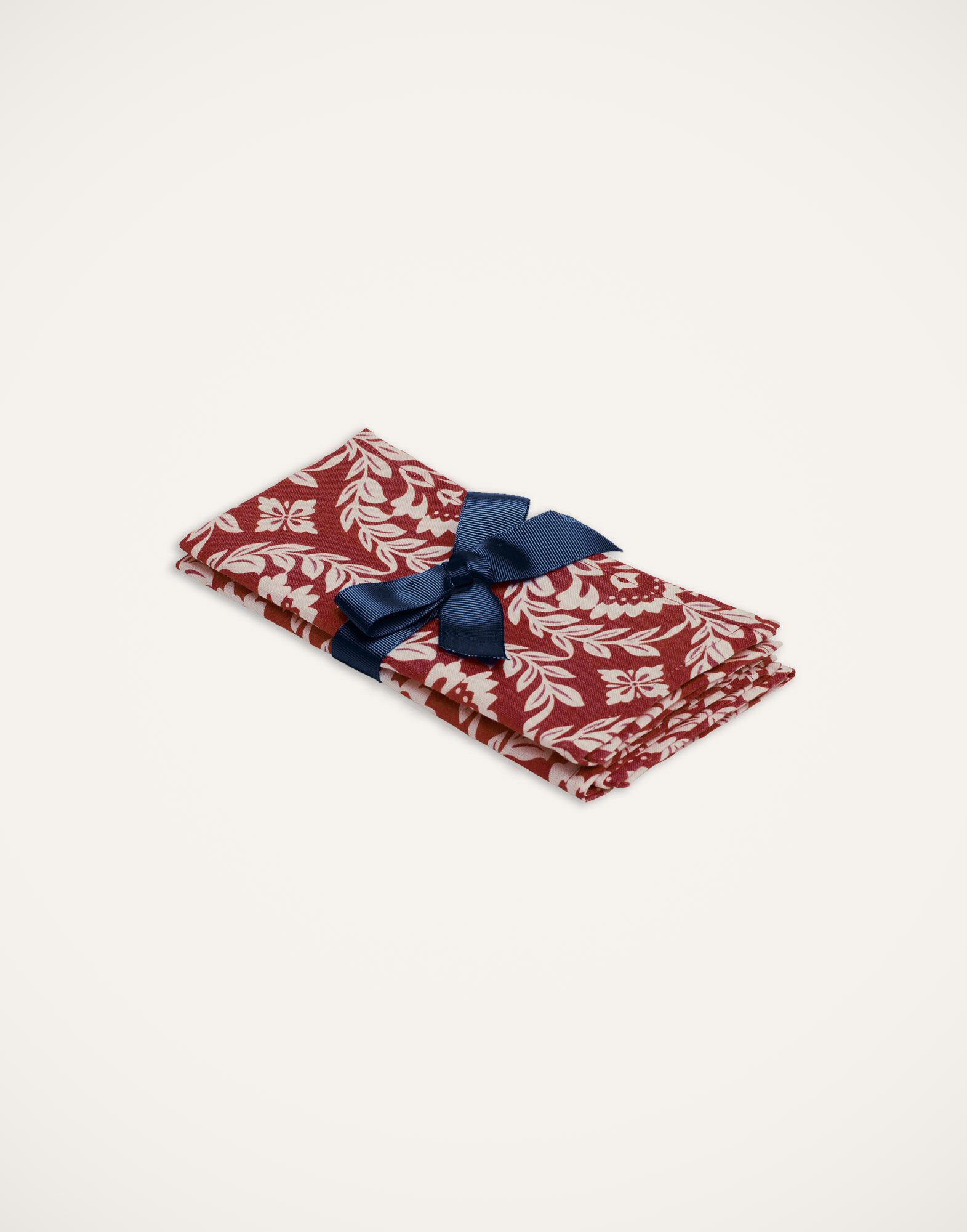 La DoubleJ Large Napkins Set Of 2 Bordeaux Garland NAP0006LIN001GRL0012