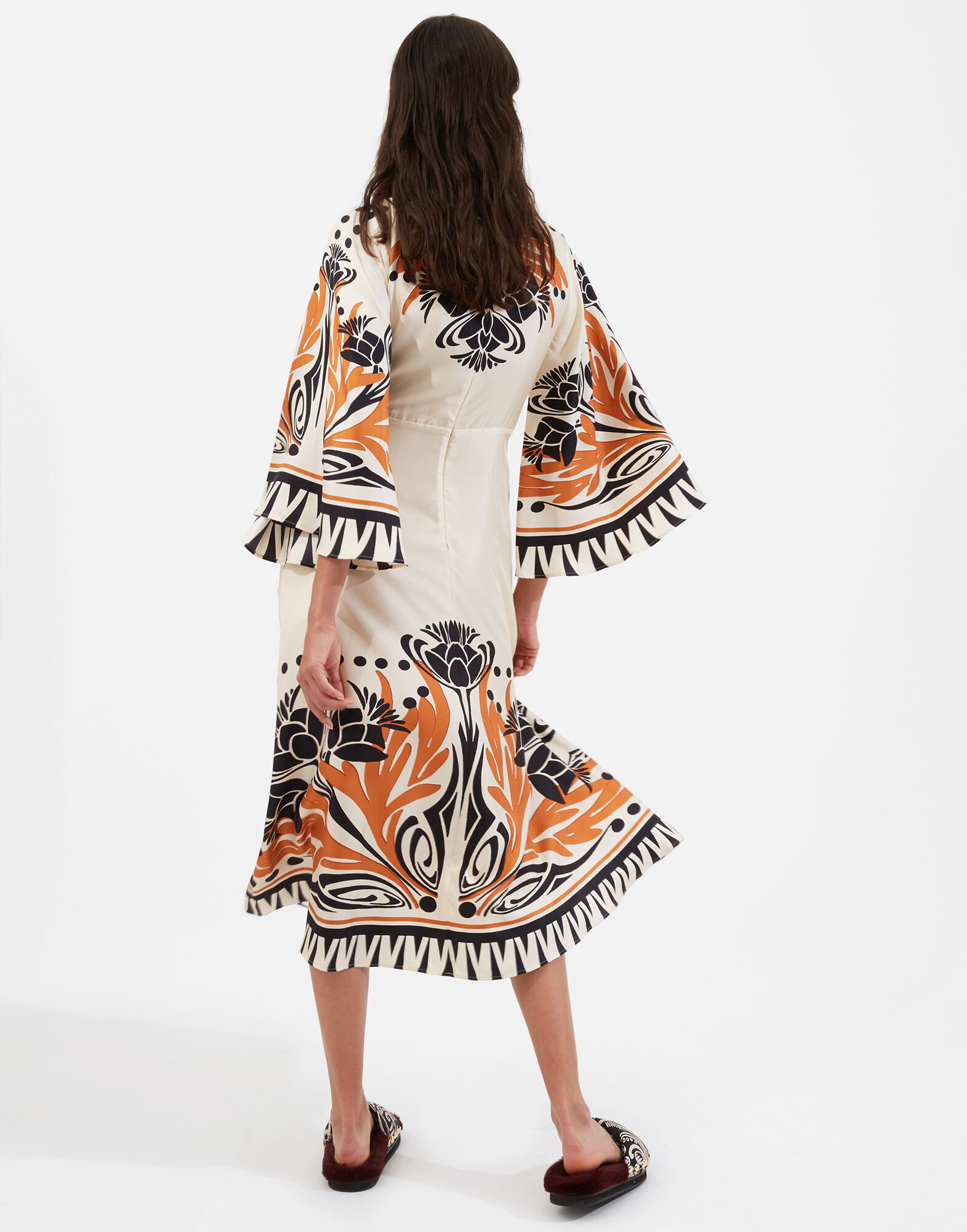 La DoubleJ Sorella Dress Florence Plac&eacute;e DRE0233SIL006FLO0002