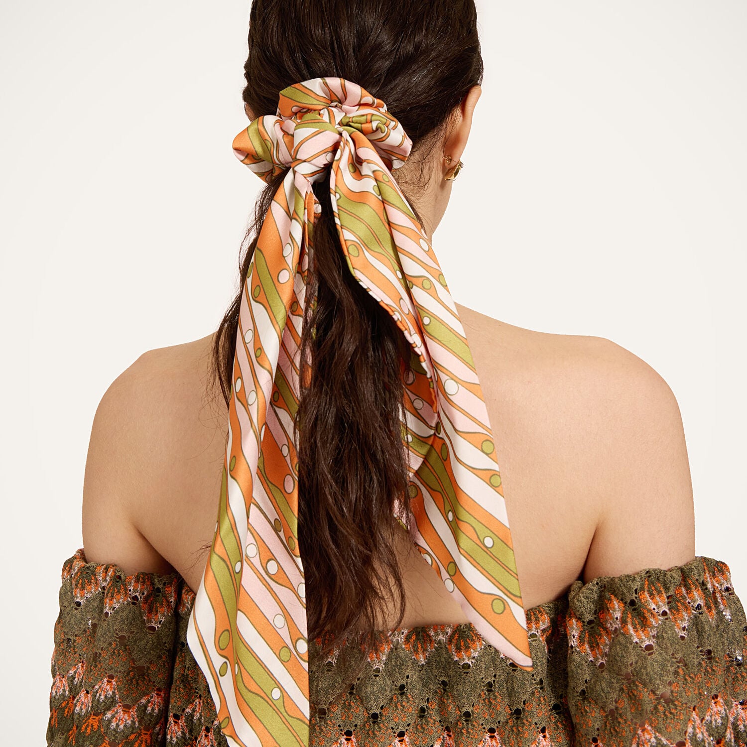 La Double J Bow Scrunchie