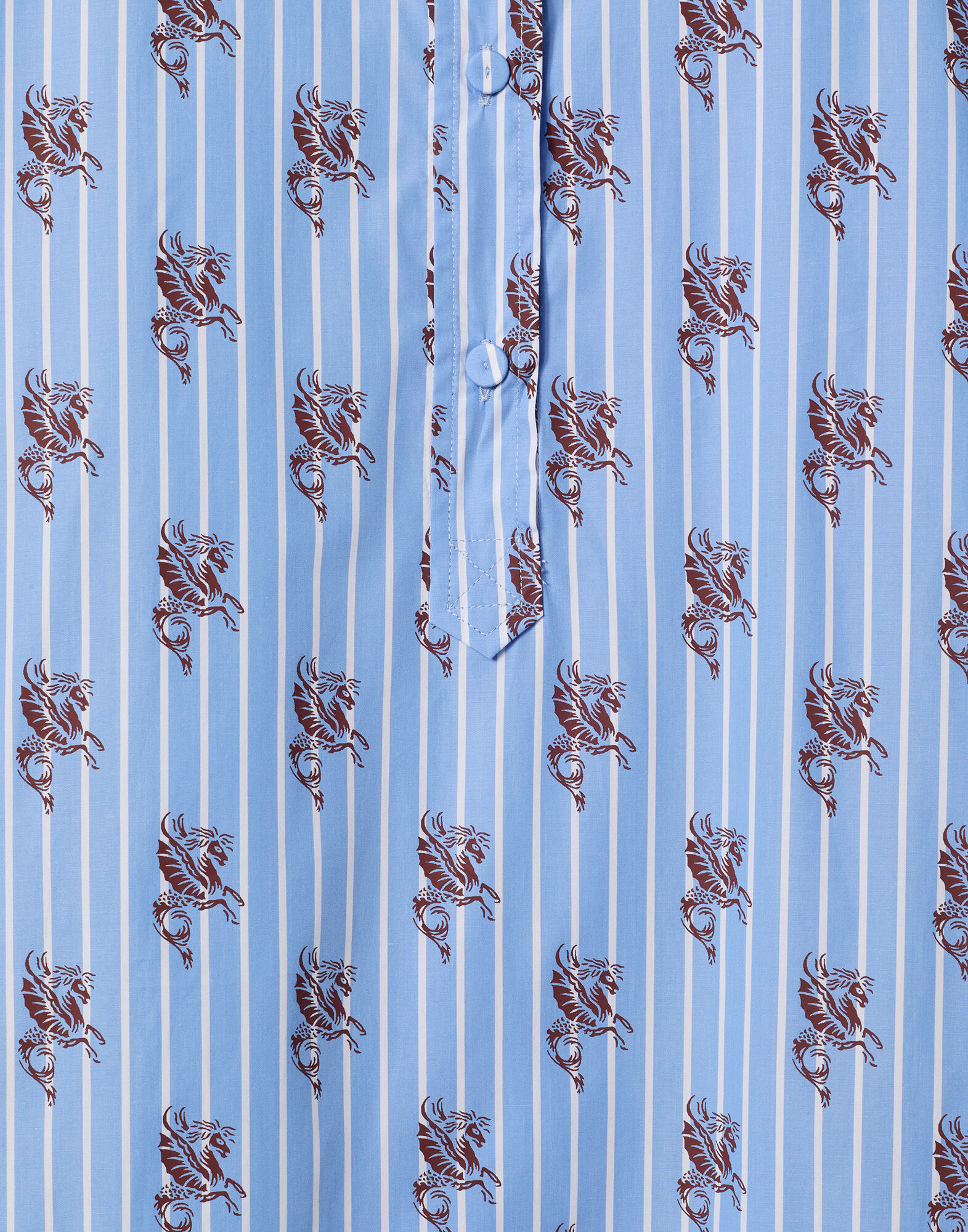 La DoubleJ Poet Shirt Gryphos Light Blue SHI0055COT059GRY03BU01