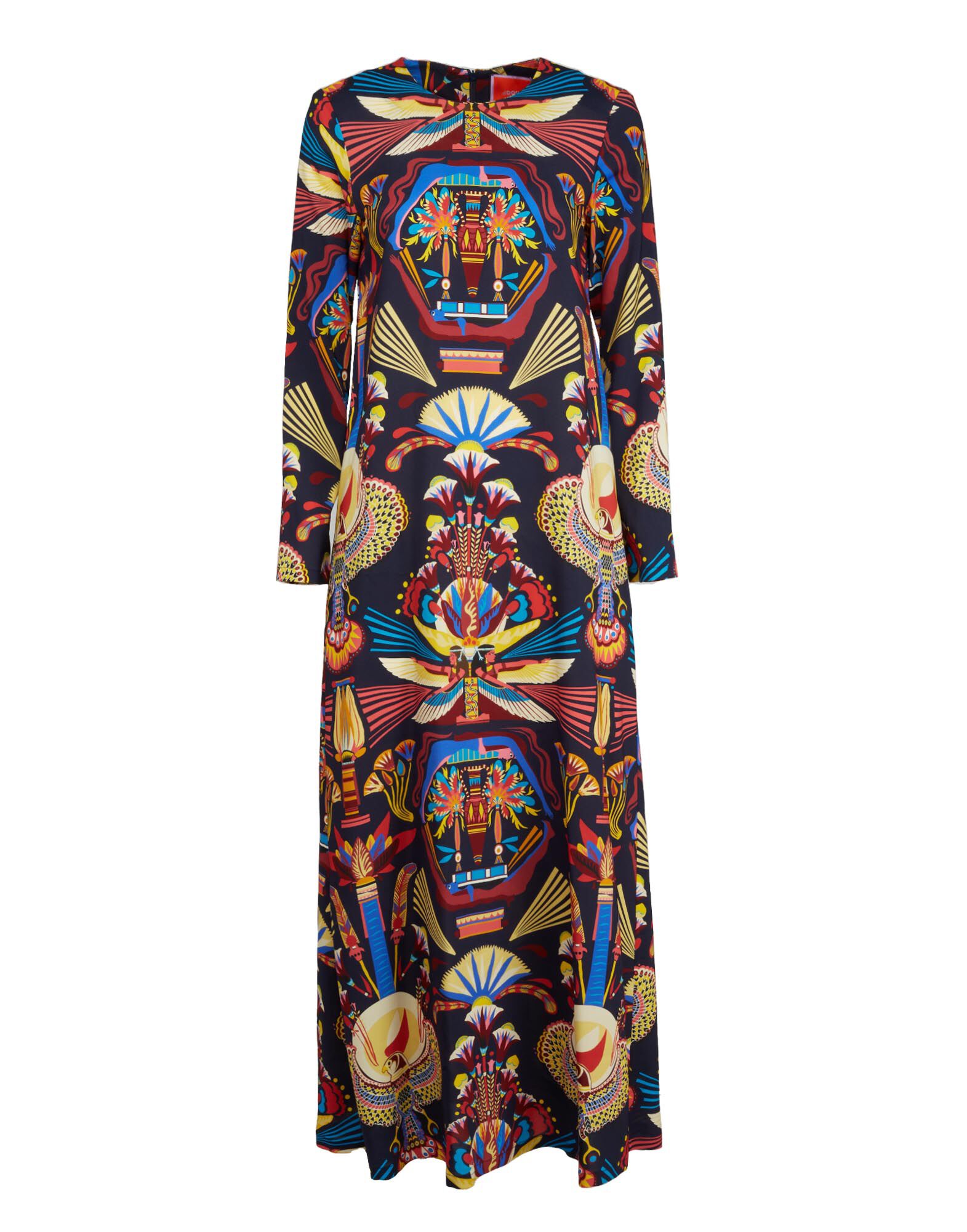 La DoubleJ Long Sleeve Swing Dress Nephthys Navy DRE0184VIS001NEP01BU06