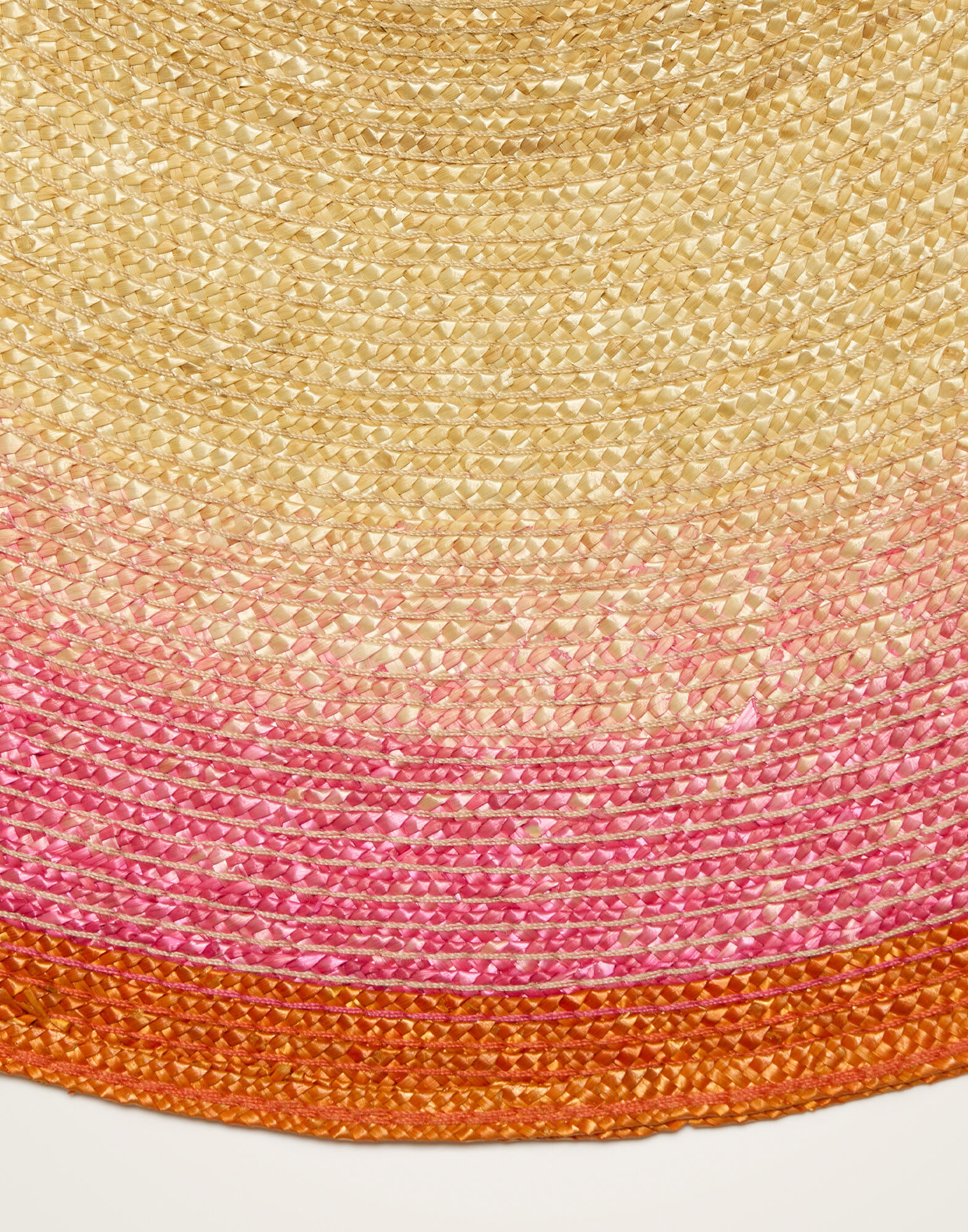 La DoubleJ Handpainted Sunset Placemats Set Of 2 Gradient Fuchsia PMT0030STR001GRA02PI03