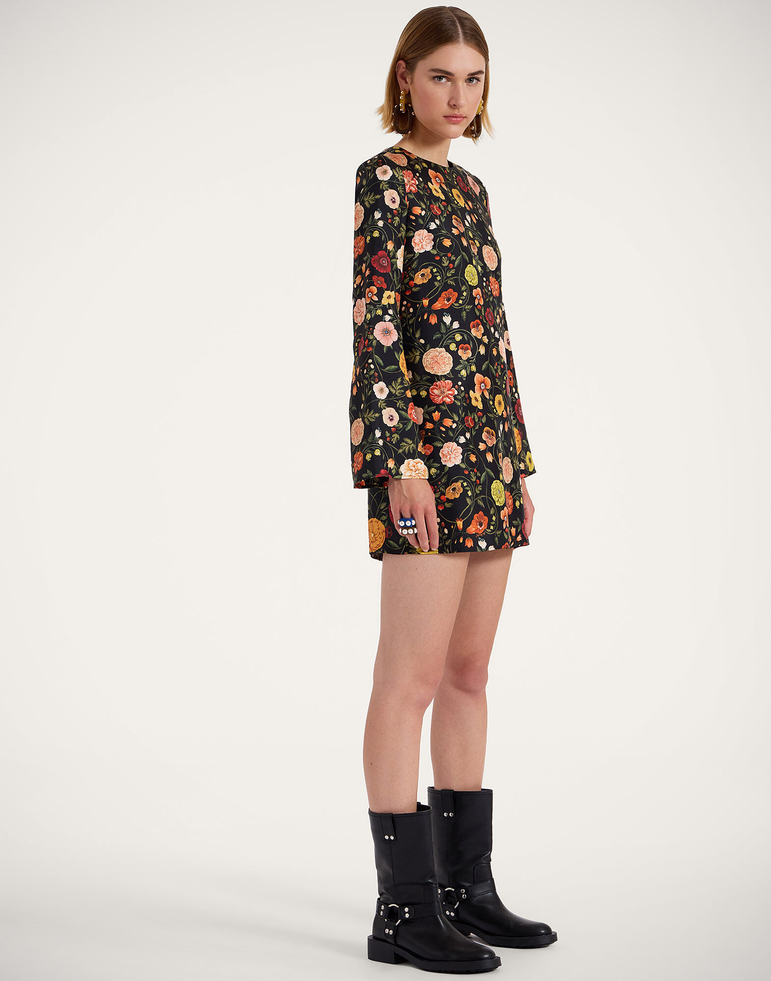 La DoubleJ Mini Supreme Swing Dress Botticelli Black DRE0652SIL001CEL01BL01