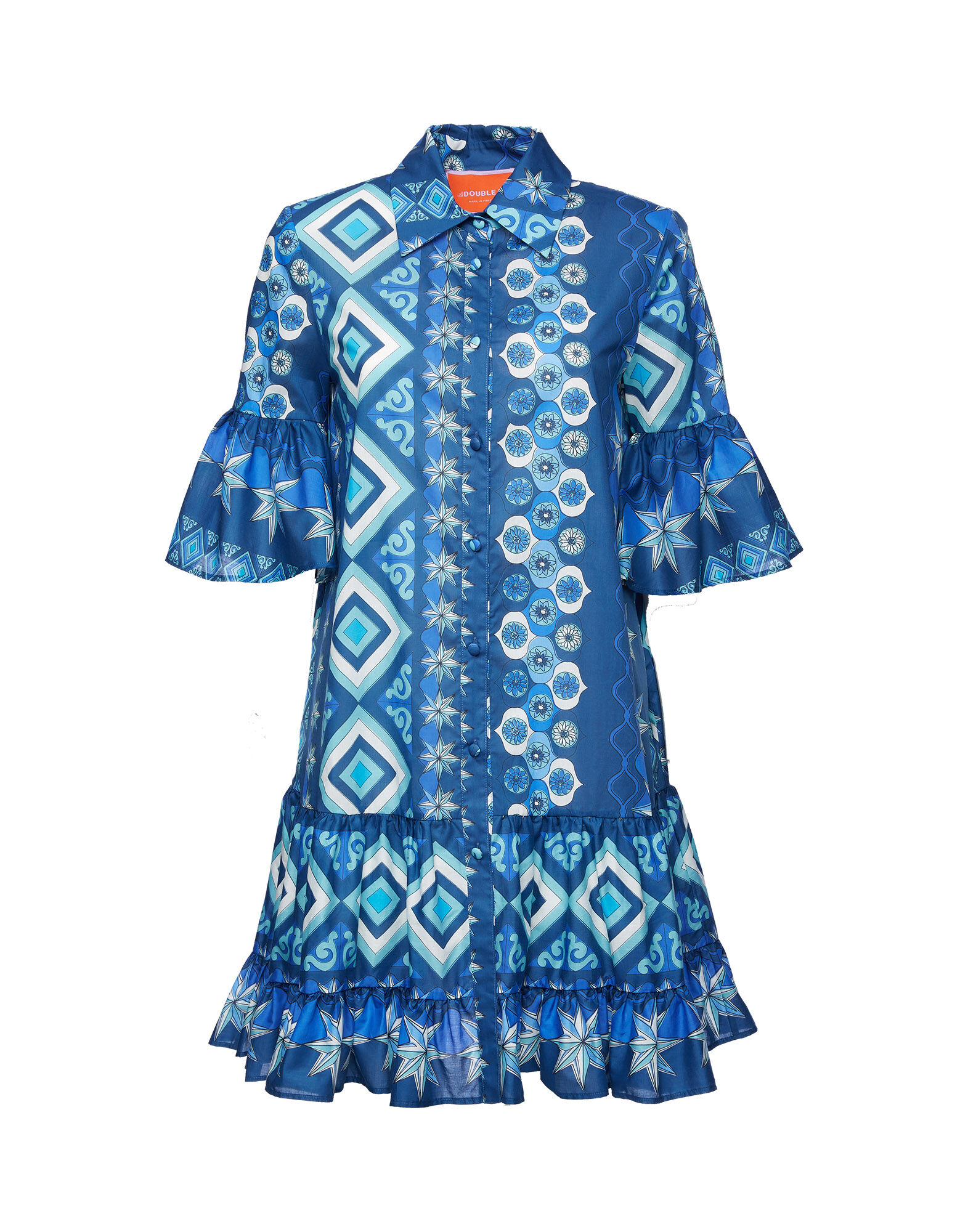 La DoubleJ Choux Dress Costiera DRE0193COT039COS01BU03