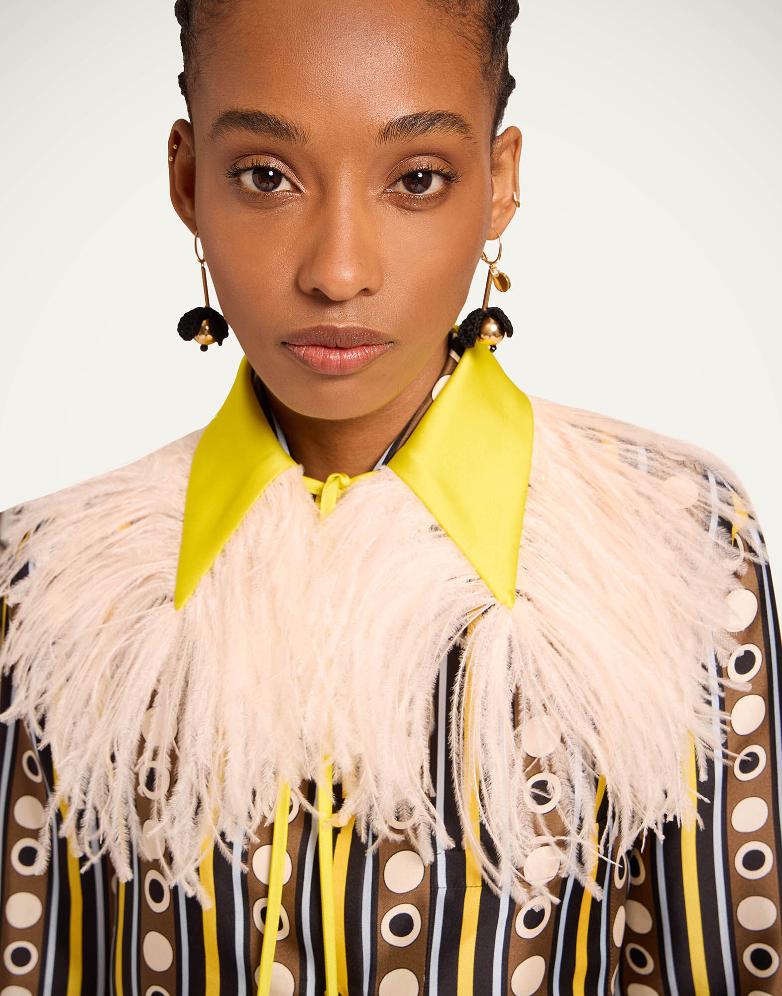 La DoubleJ La Scala Collar Solid Yellow SCA0101SIL027SOLIDYE03