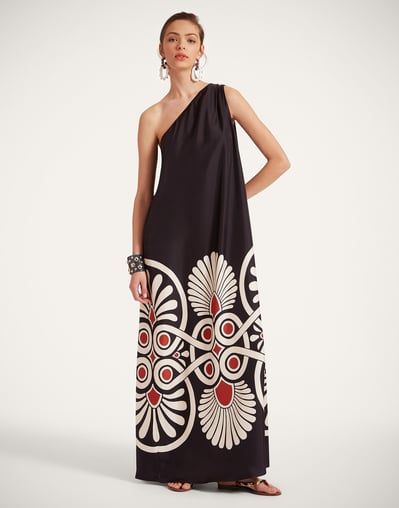Roy Dress in Medallion Place Black for Women | La DoubleJ US Roy Dress in Medallion Place Black for Women | La DoubleJ US