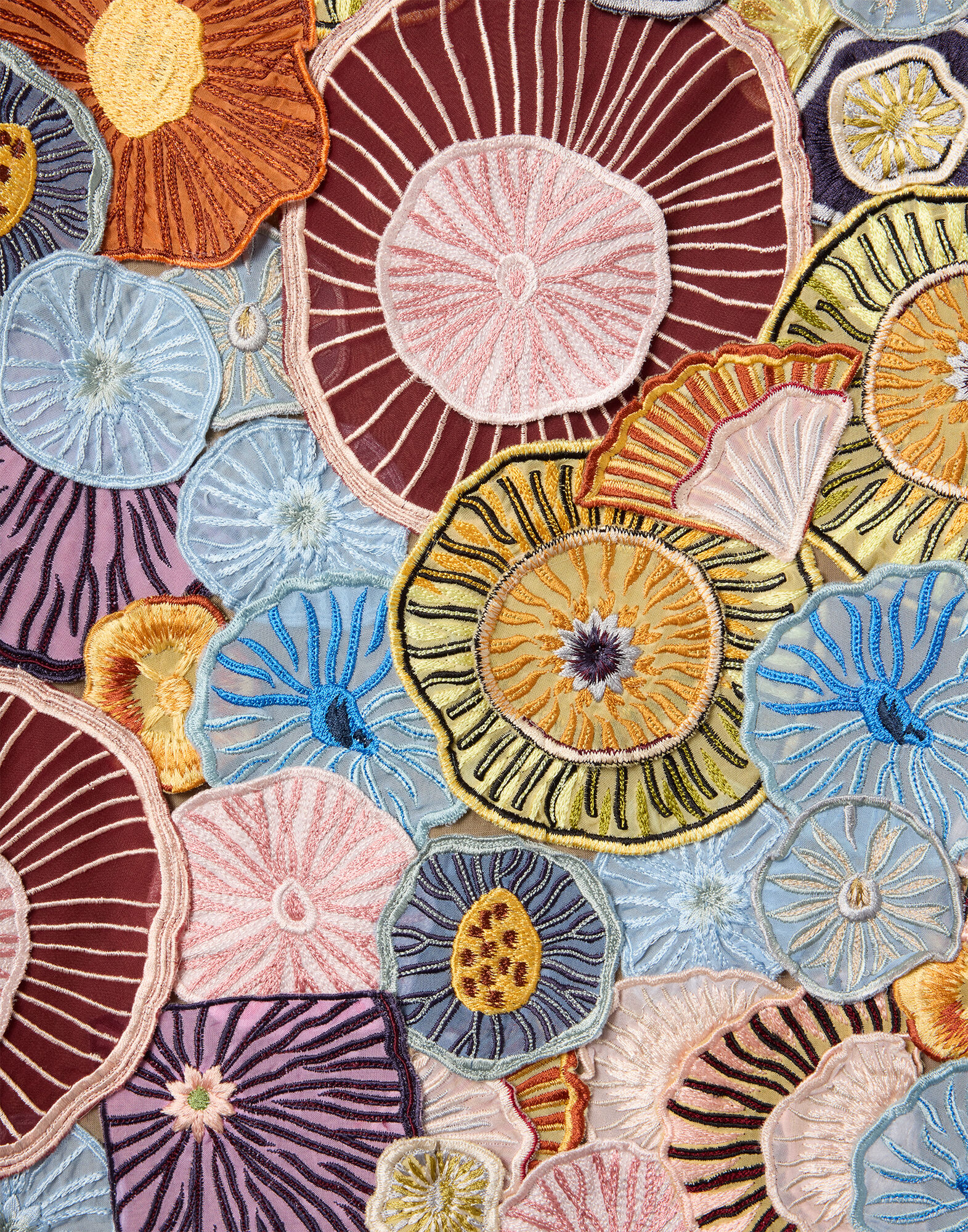 La DoubleJ Pencil Skirt Fun-Gi Yellow SKI0159EMB115FNG03YE02