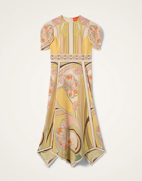 La DoubleJ Cherie Scarf Dress Tulip Plac&eacute;e Pale Pink DRE0936CRE002TUL07PI02