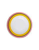 La DoubleJ Soup Plates Set Of 2 Rainbow Yellow SOU0002CER001RAI01YE02