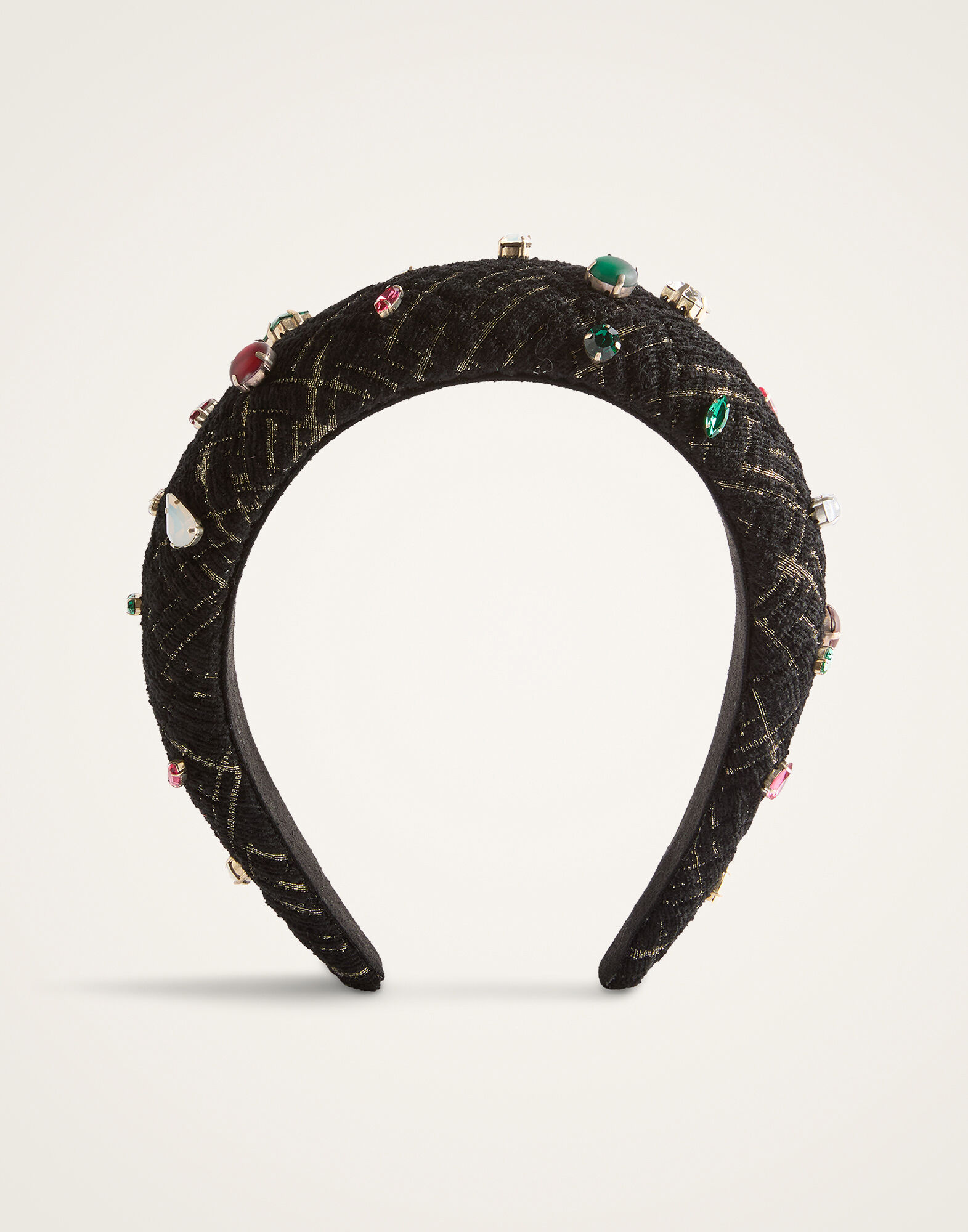 La DoubleJ Medici Headband Bicolor Black HEB0026WOL040BIC01BL01