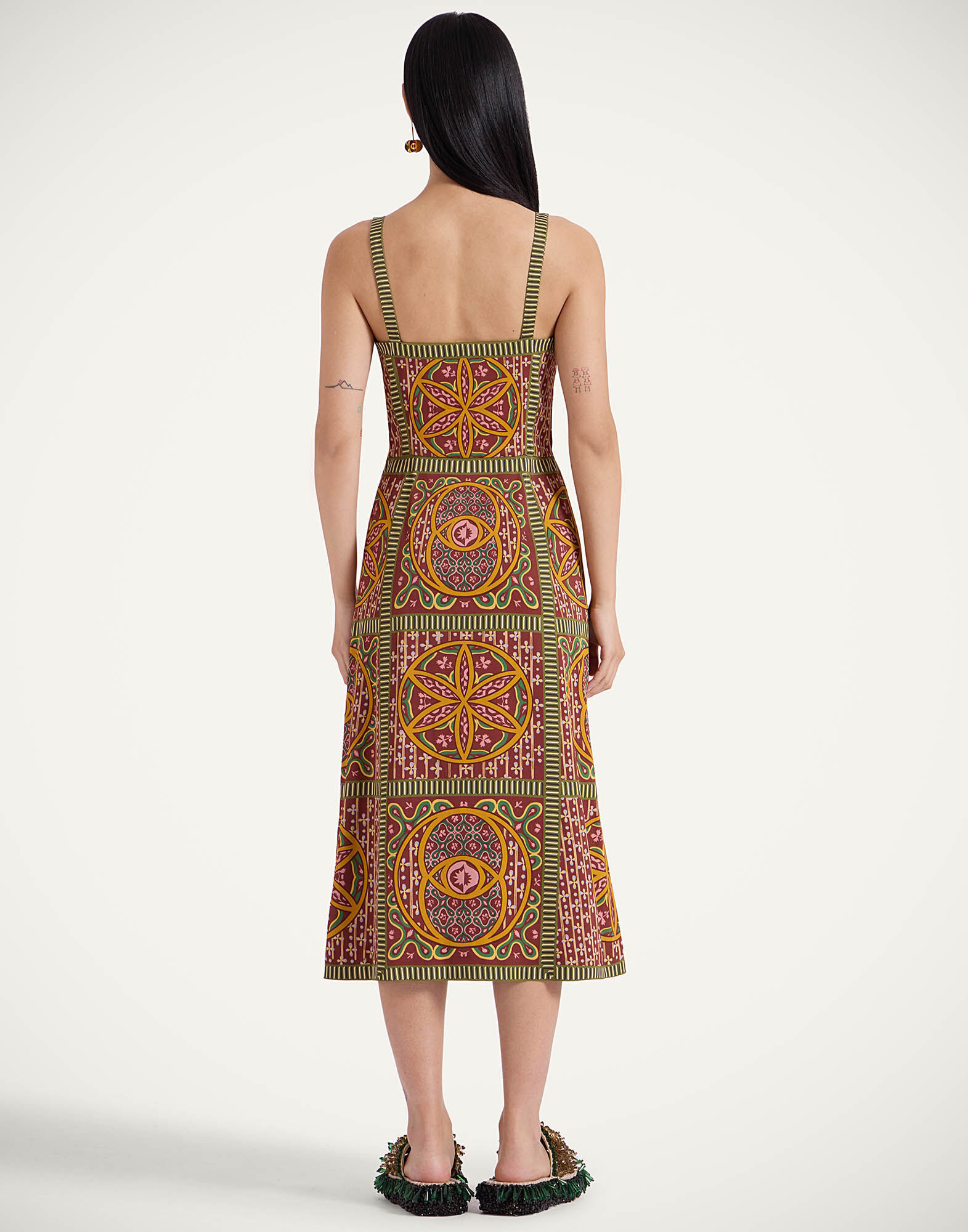 La DoubleJ Buy Me A Martini Dress Eclipse Plac&eacute;e Yellow DRE0673VIS011ECL05YE02