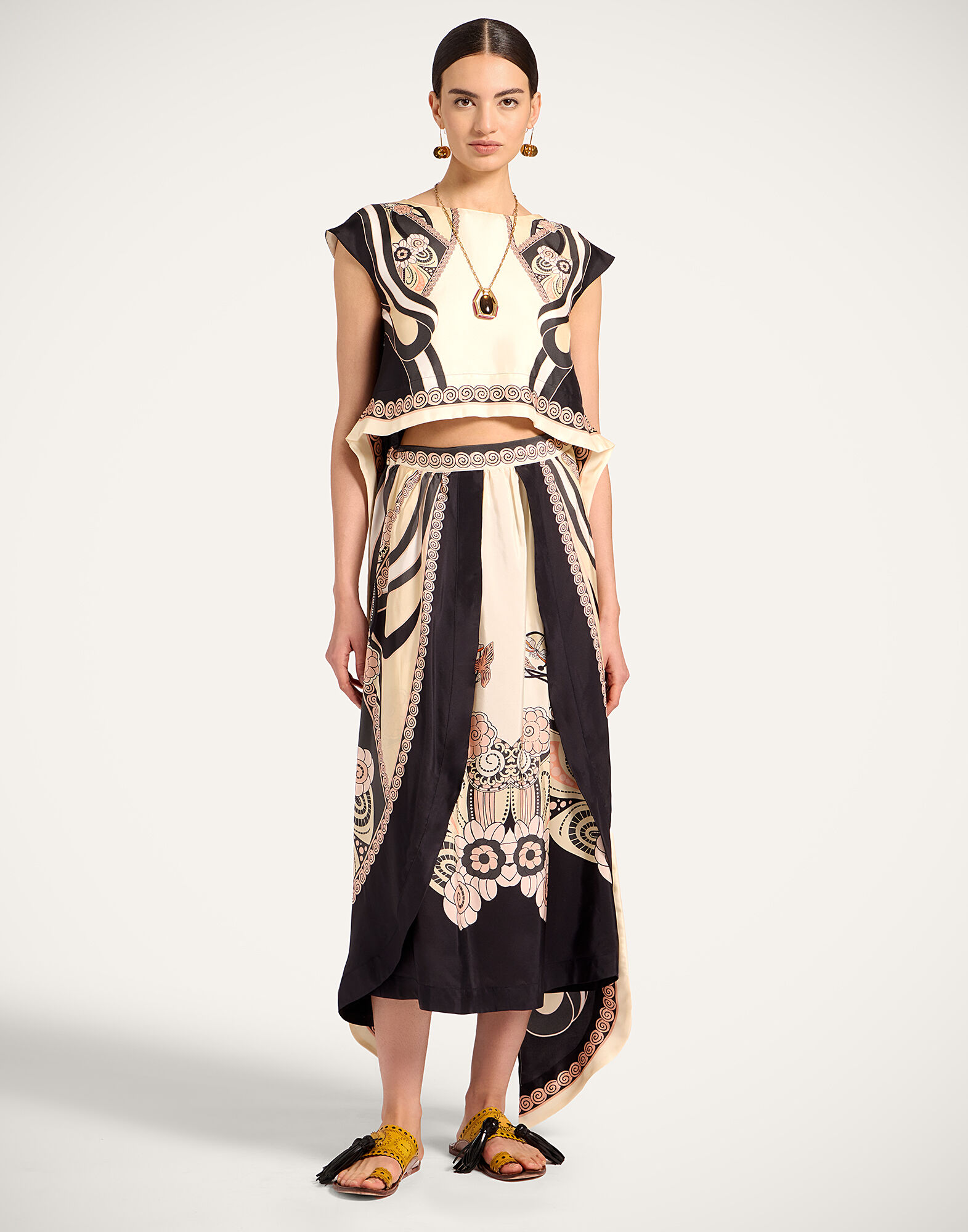 La DoubleJ Flip-Around Top Ambrosia Plac&eacute;e Pale Pink TOP0184SIL029AMB03PI02