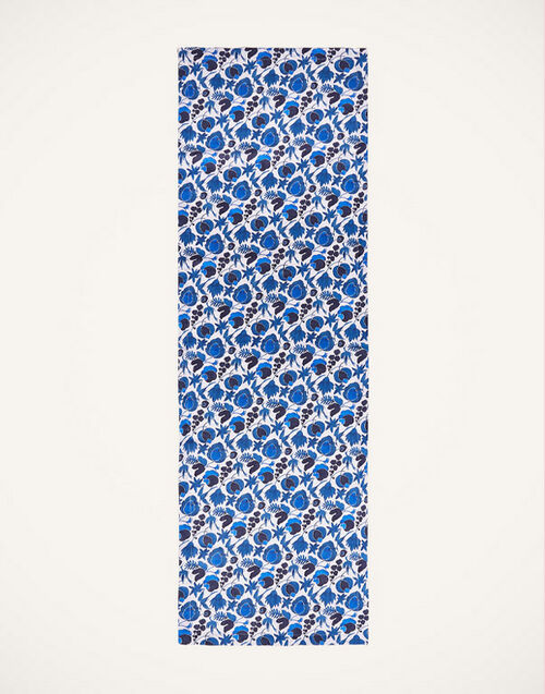 La DoubleJ Large Runner Wildbird Blu Small RUN0002LIN001CER0009