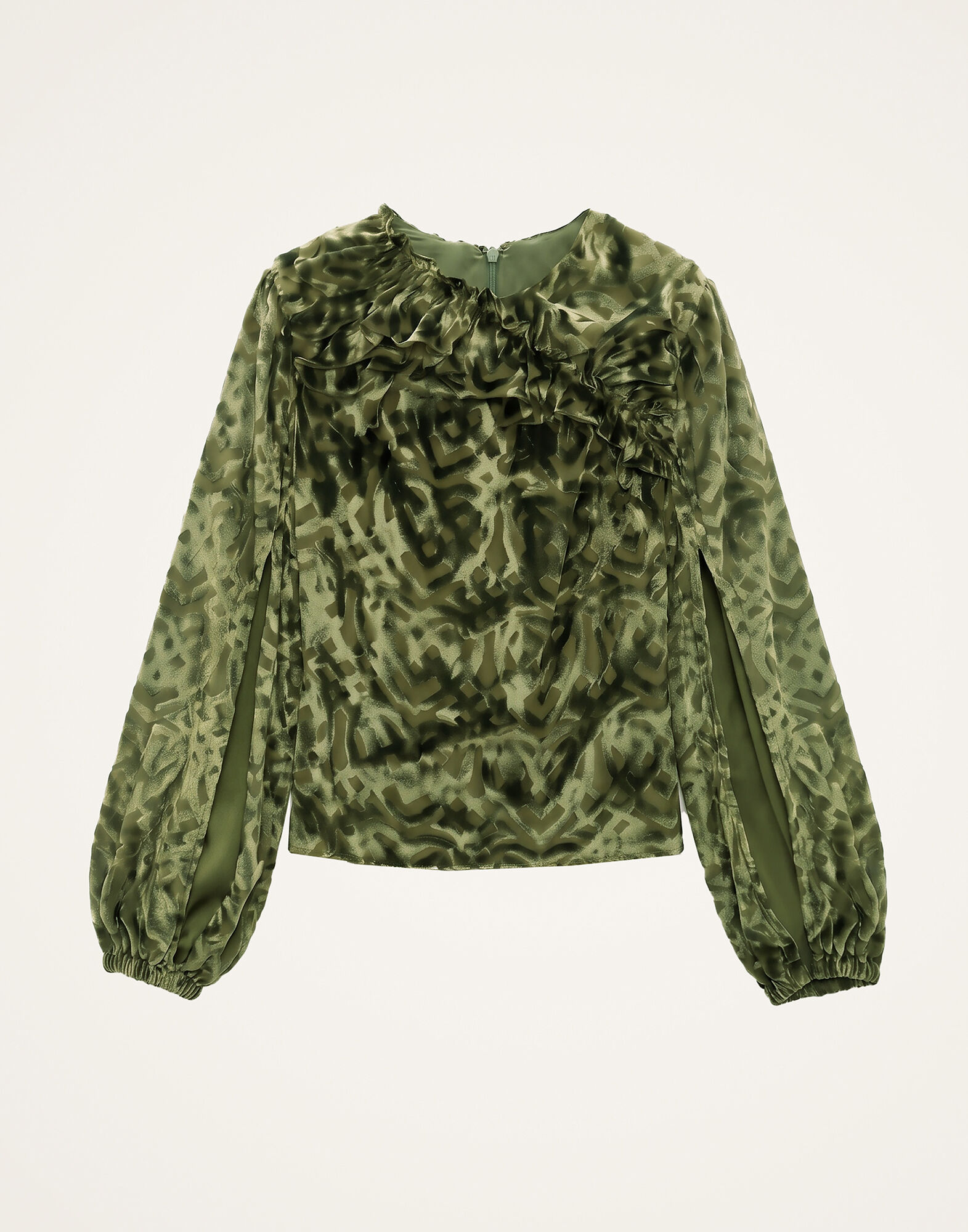La DoubleJ Brigid Top Verona Green TOP0228VEL021VER02GR02
