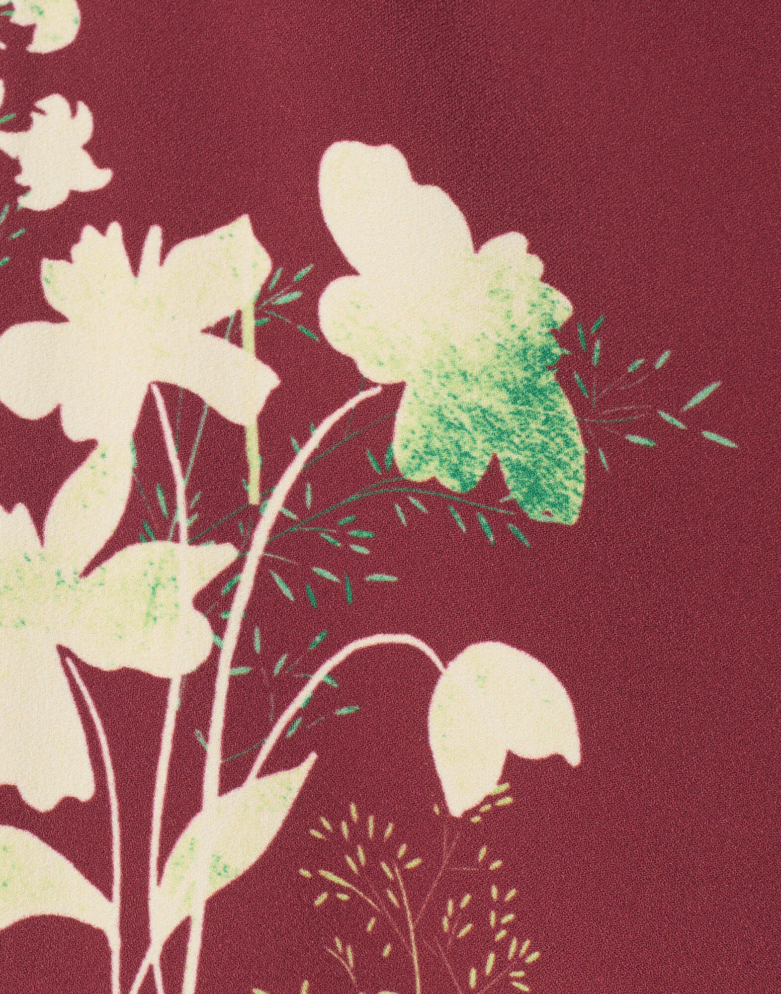 La DoubleJ Stretch Pants Woodland Plac&eacute;e Burgundy TRO0054VIS011WOD01RE02