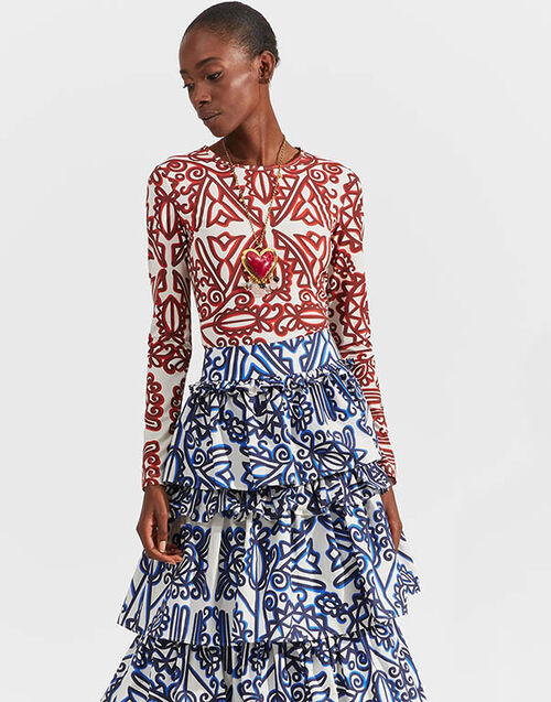 LaDoubleJ Crew Top Parnaveg TOP0024JER005PRN0001