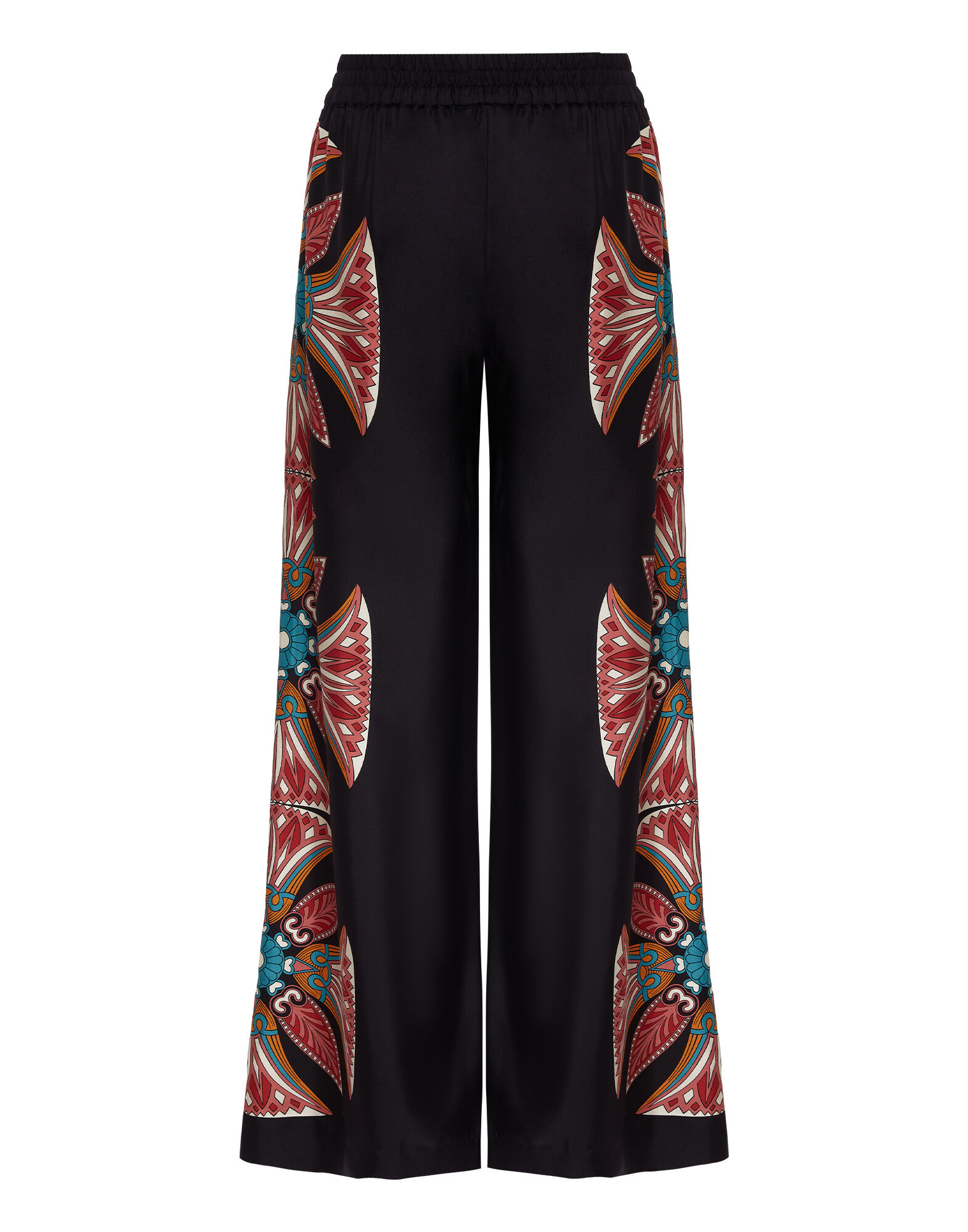 La DoubleJ Palazzo Pants Lotus Plac&eacute;e Pink TRO0026SIL006LOT01PI01