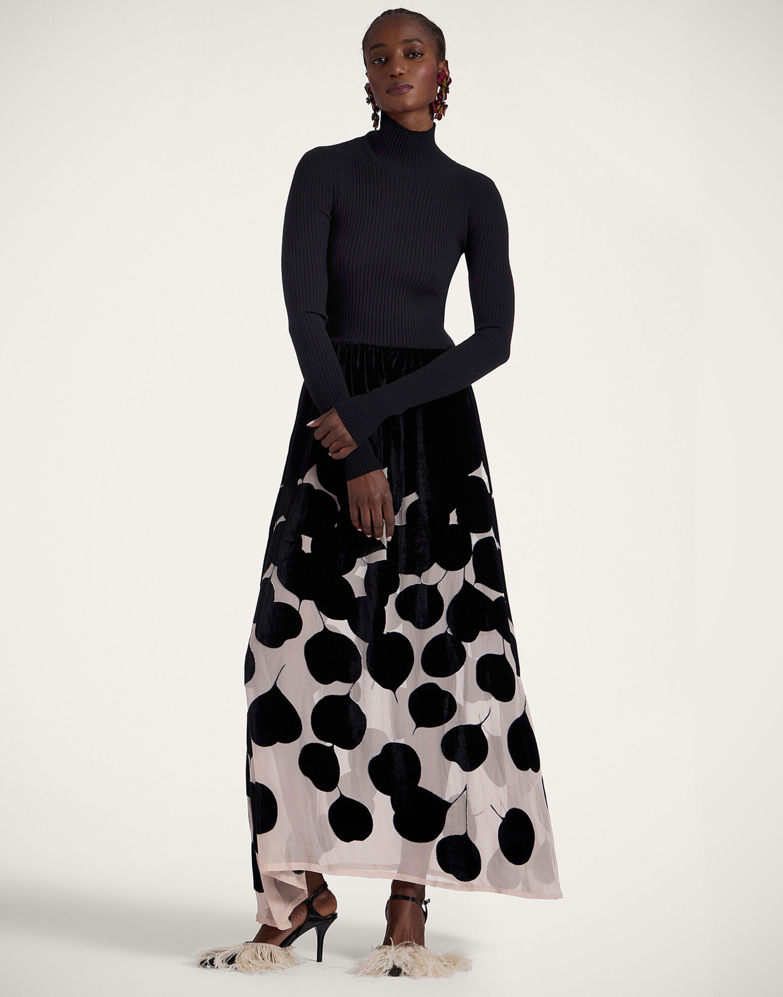 La DoubleJ Lunaria Knit Dress Lunaria Black DRE0829KNI131VA303BL01