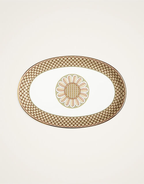 La DoubleJ Oval Platter Odysseus Dusty Pink PLA0002CER001ODY01PI10