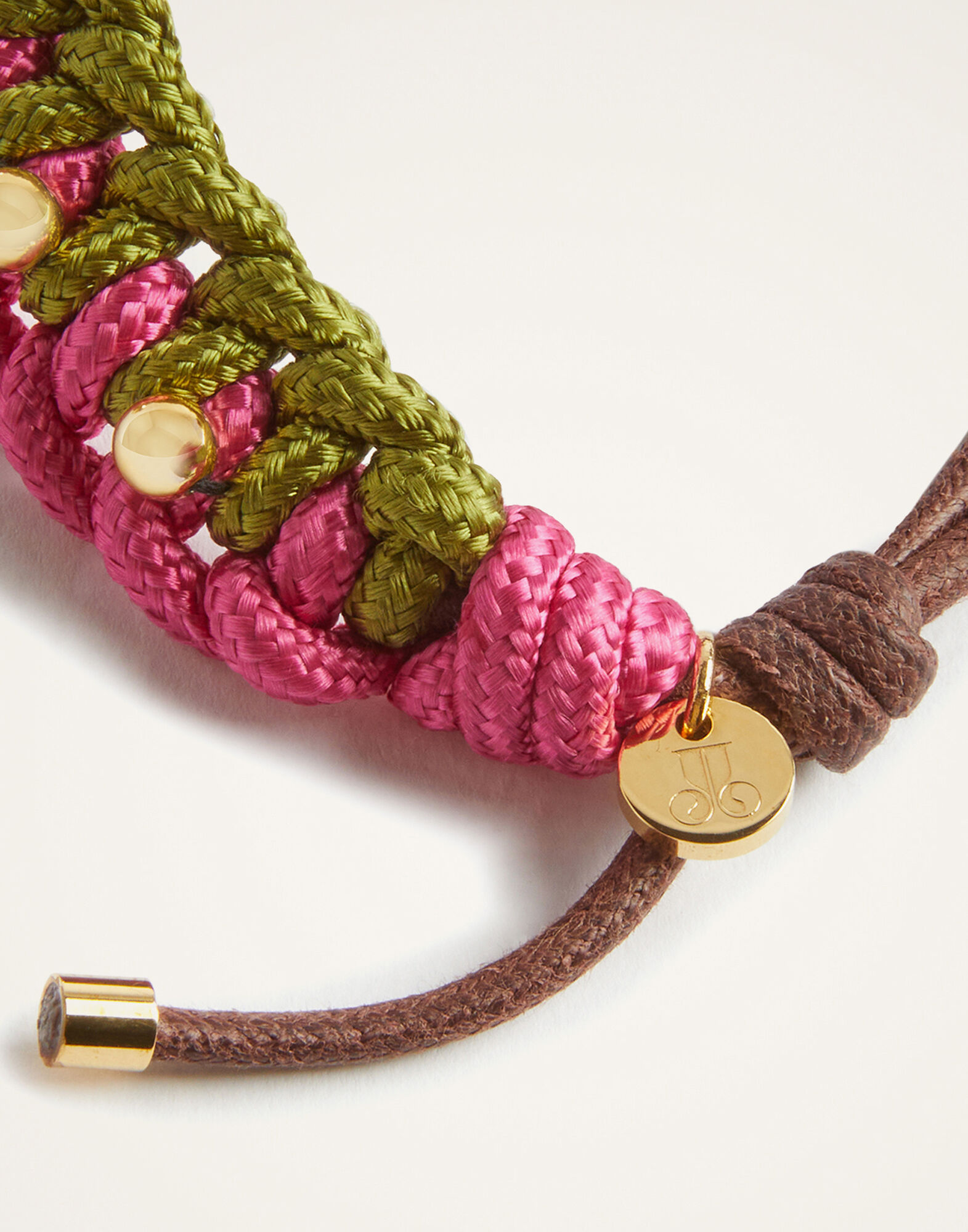 La DoubleJ Better Together Bracelet Bicolor Pink & Green BAC0011ROP001VA358RE04