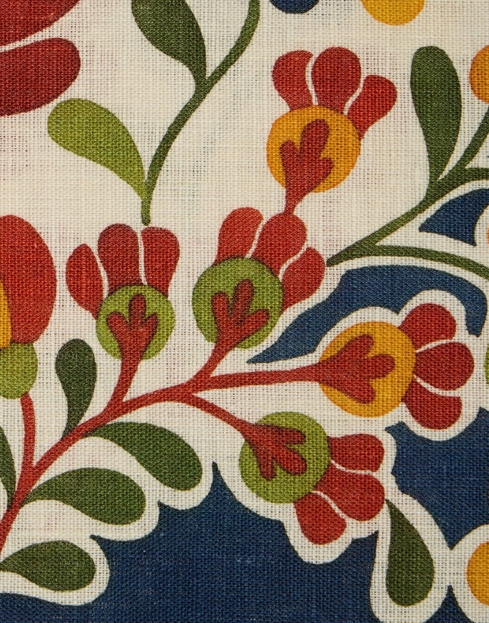 La DoubleJ Square Tablecloth Windflower Plac&eacute;e Bordeaux TBC0021LIN008WNF02RE02